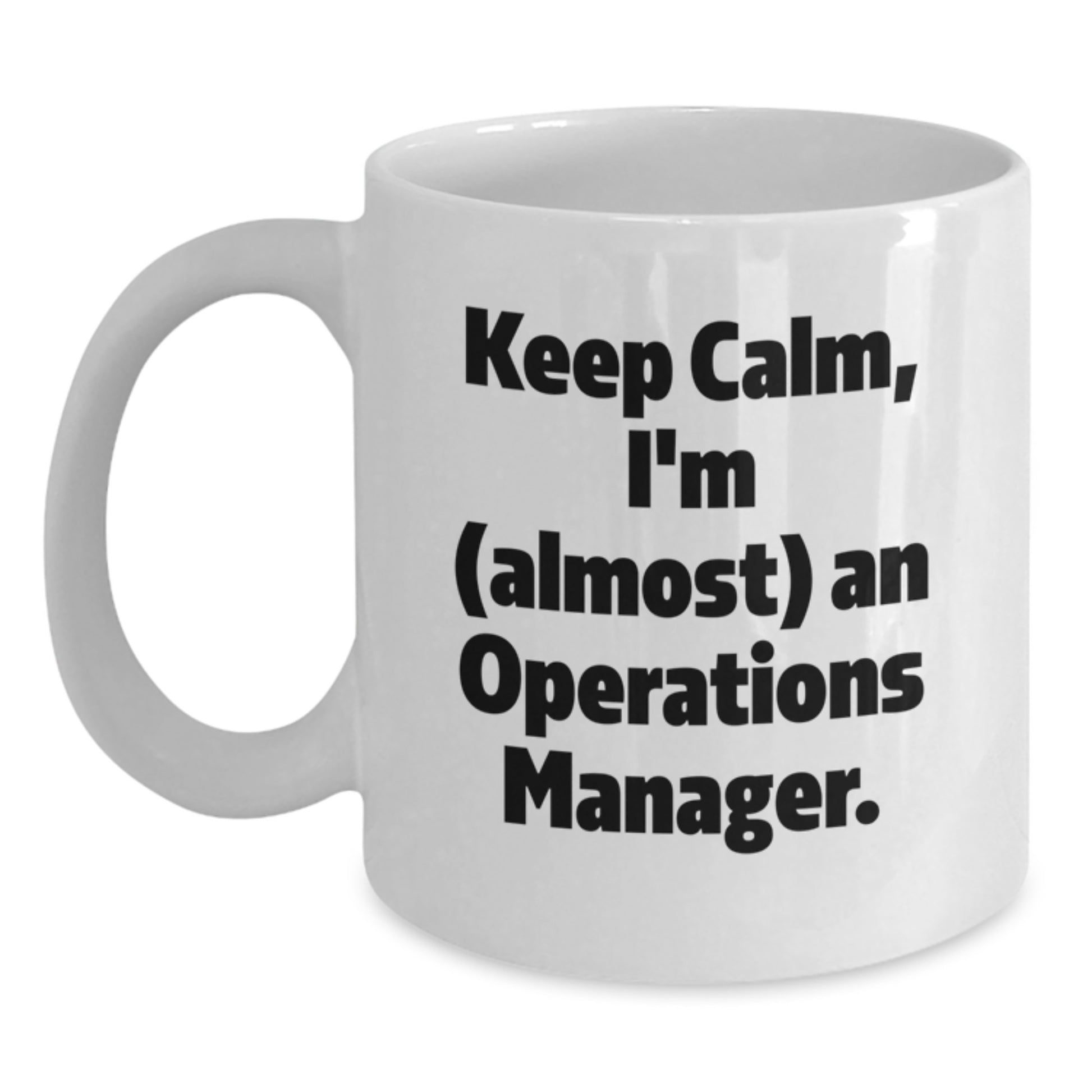 Operations Manager Keepsake White Coffee Mug for Him Birthday Gift - Main