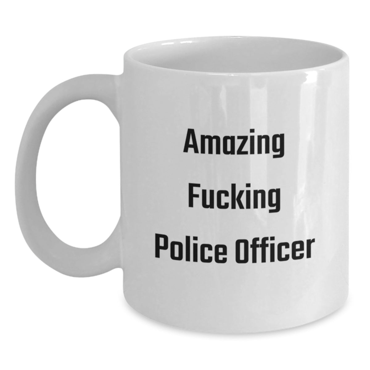 Police Officer Gift For Him - Amazing Fucking Police Officer Keepsake - Main
