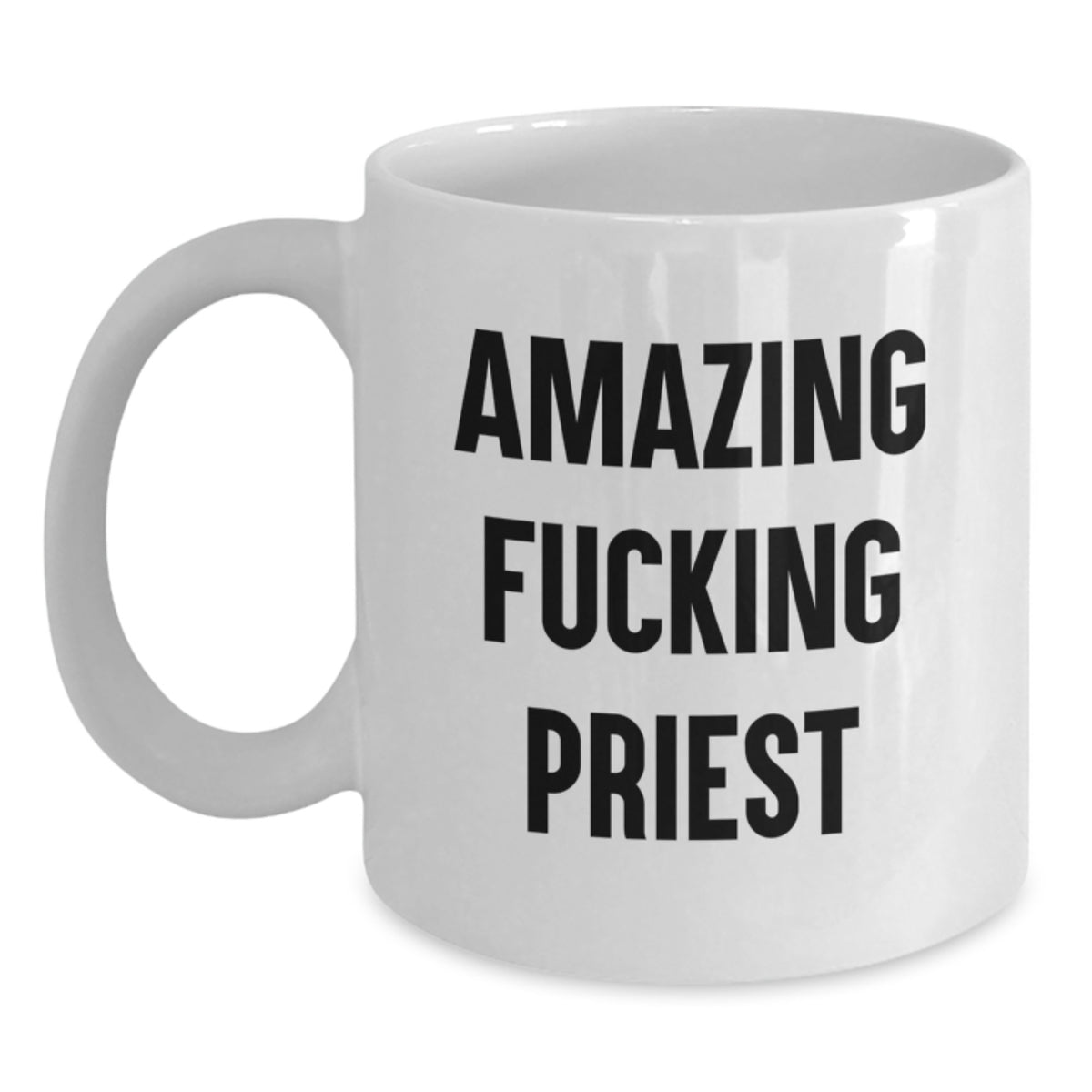 Priest Gift for Him - Amazing Fucking Priest Keepsake Coffee Mug - Main