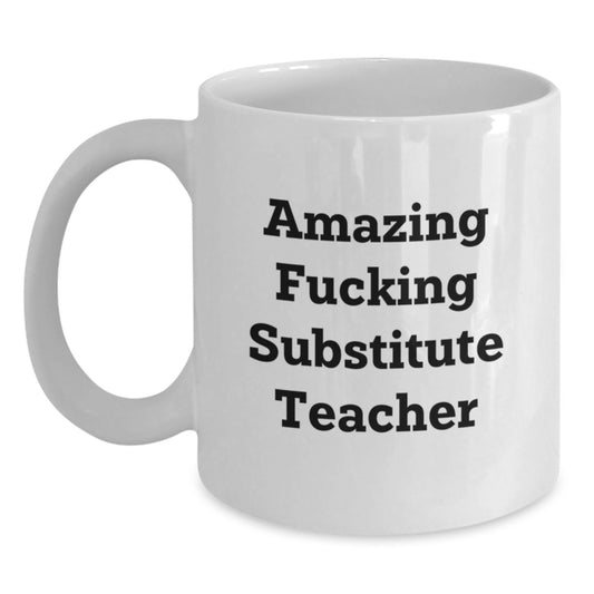 Christmas Gift for Her - Amazing Substitute Teacher Present - Main
