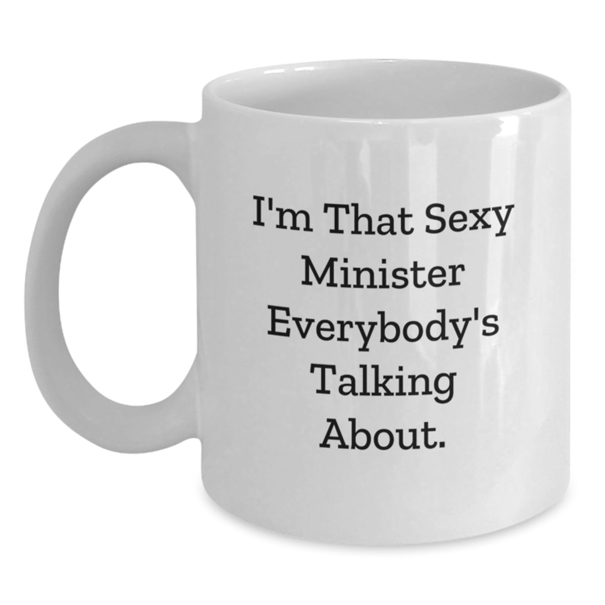 Christmas Gift for Her - Playful Minister Coffee Mug Present - Main