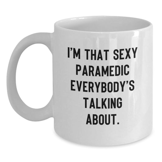 Christmas Gift for Her Witty Paramedic Coffee Mug Present - Main