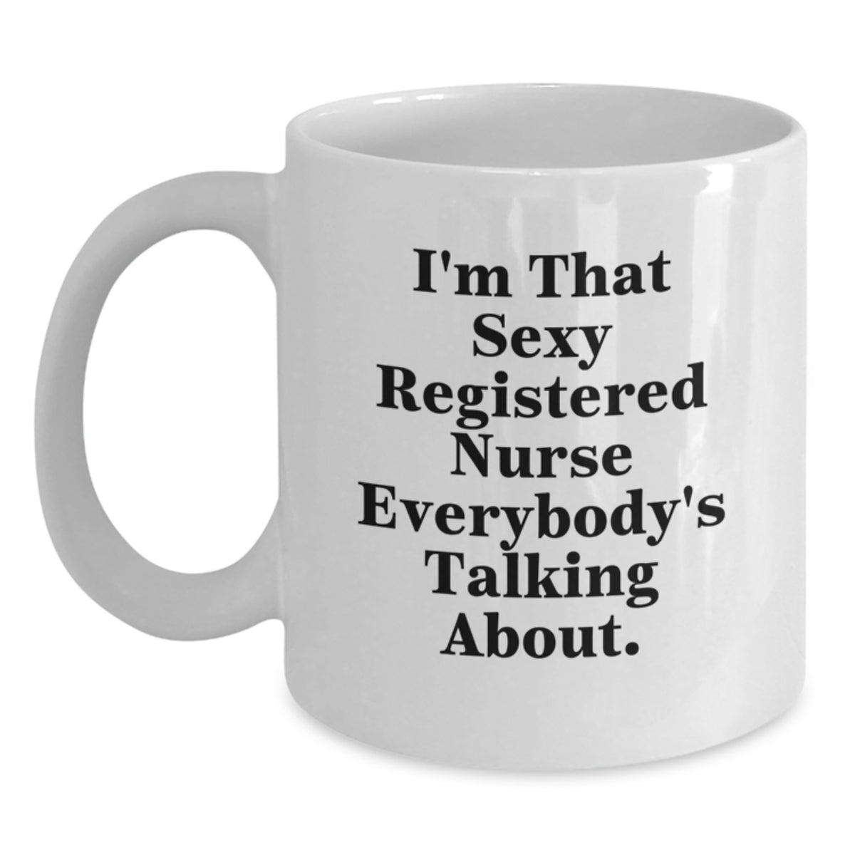 Christmas Gift for Her Playful Registered Nurse Coffee Mug Present - Main