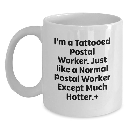 Postal Worker Gift for Him - A Playful Keepsake Mug for a Special Man - Main
