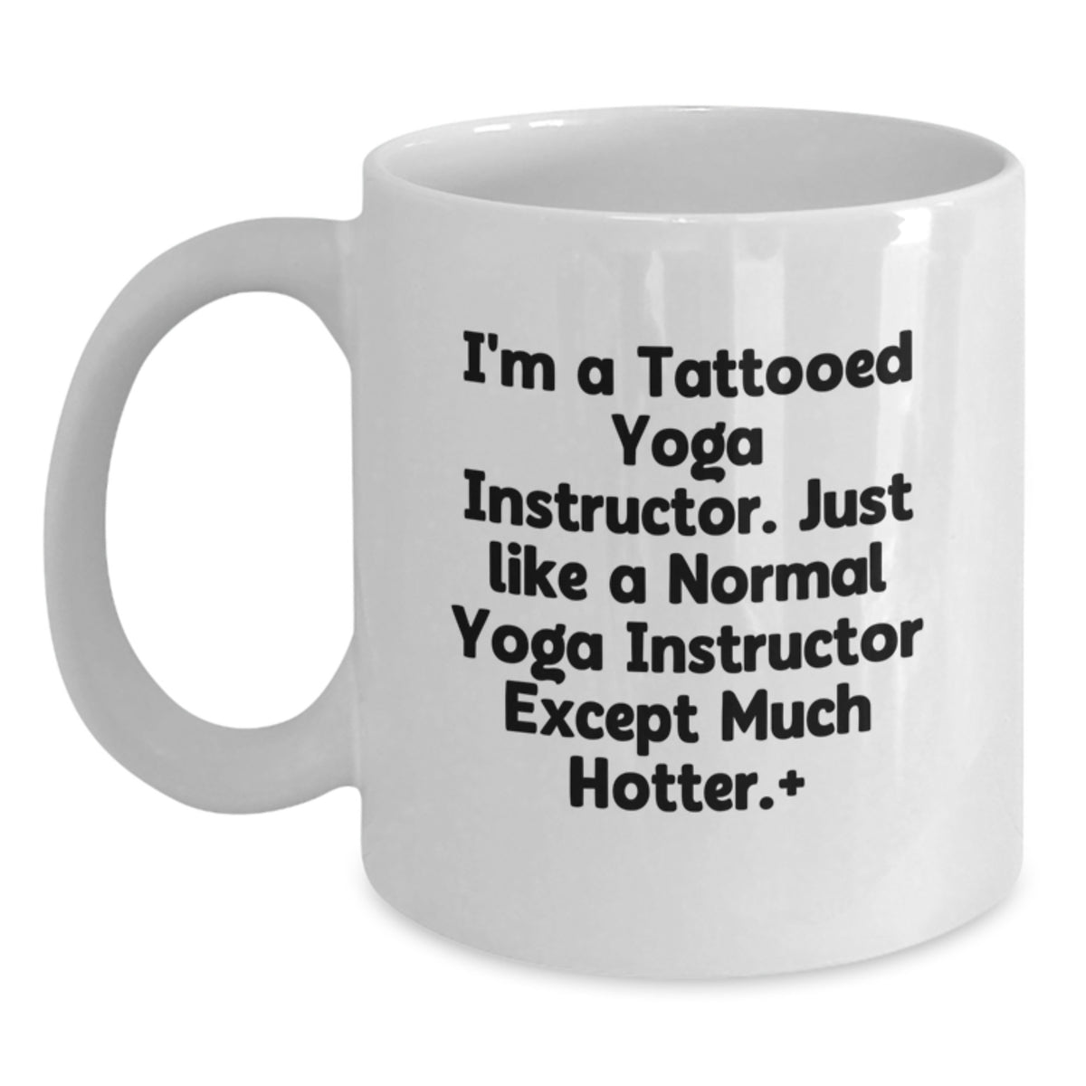 Christmas Gift for Her Humorous Coffee Mug for A Tattooed Yoga - Main