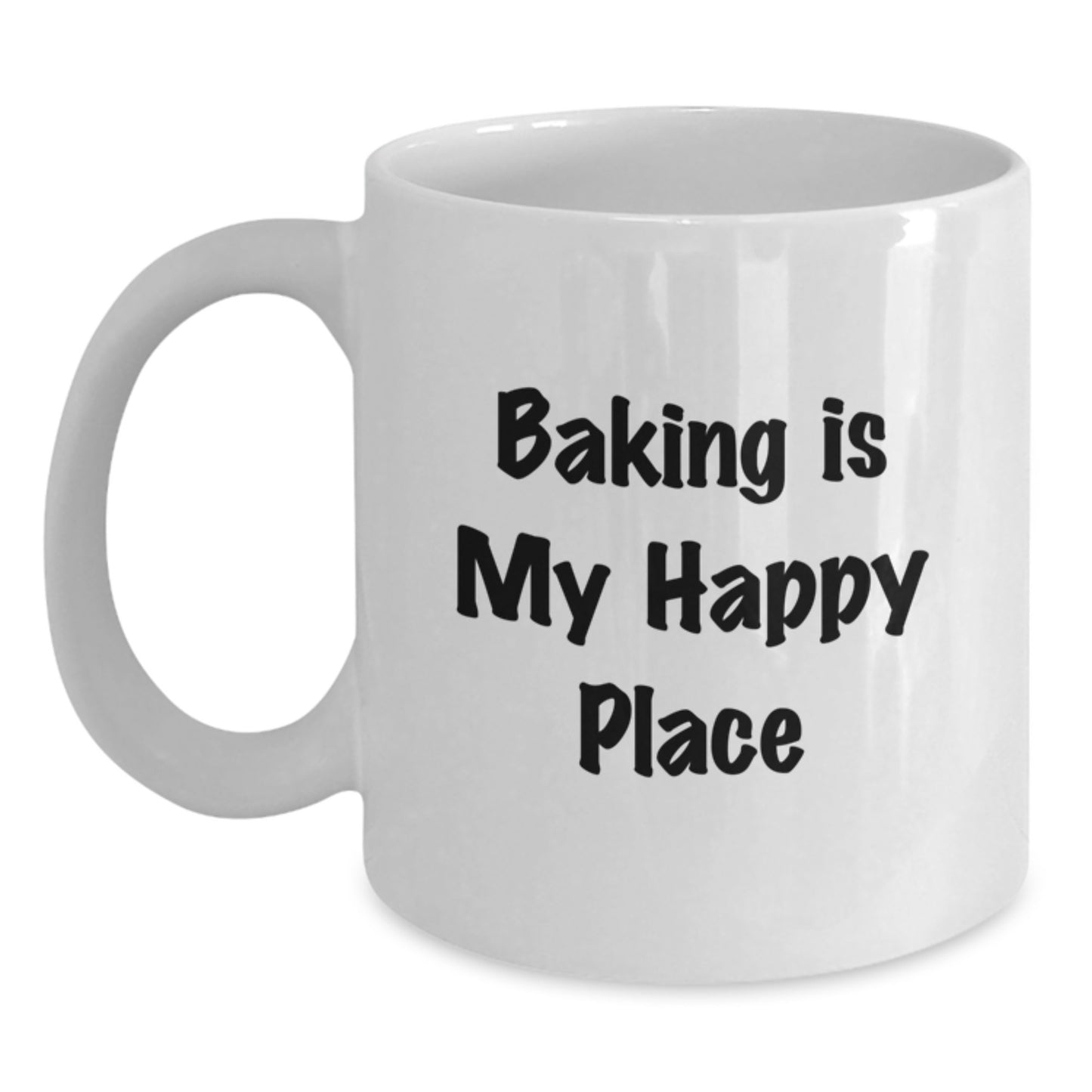Baking Gifts from Family for Baking Enthusiasts with Funny Quote White Coffee Mugs for Women, Men or Friends at Christmas - Main