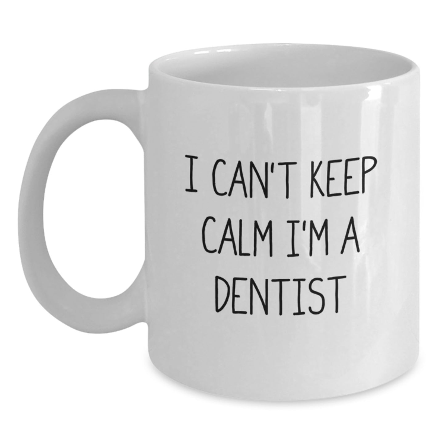 Funny Dentist Gifts for Men from Family - White Coffee Mug I 'm A Dentist - Christmas Unique Presents - Main