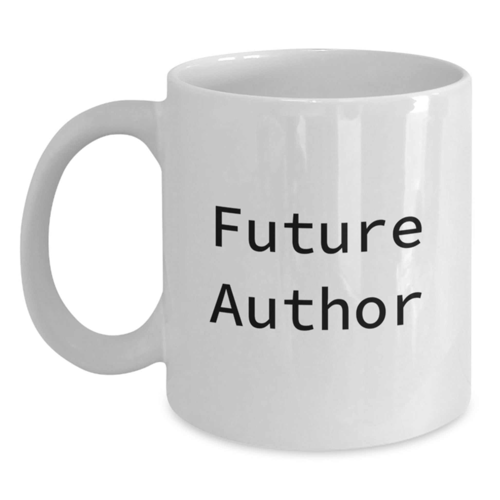 Funny Quote Gifts from Men to Author Friends - White Author Coffee Mug for Christmas Unique Gifts - Main