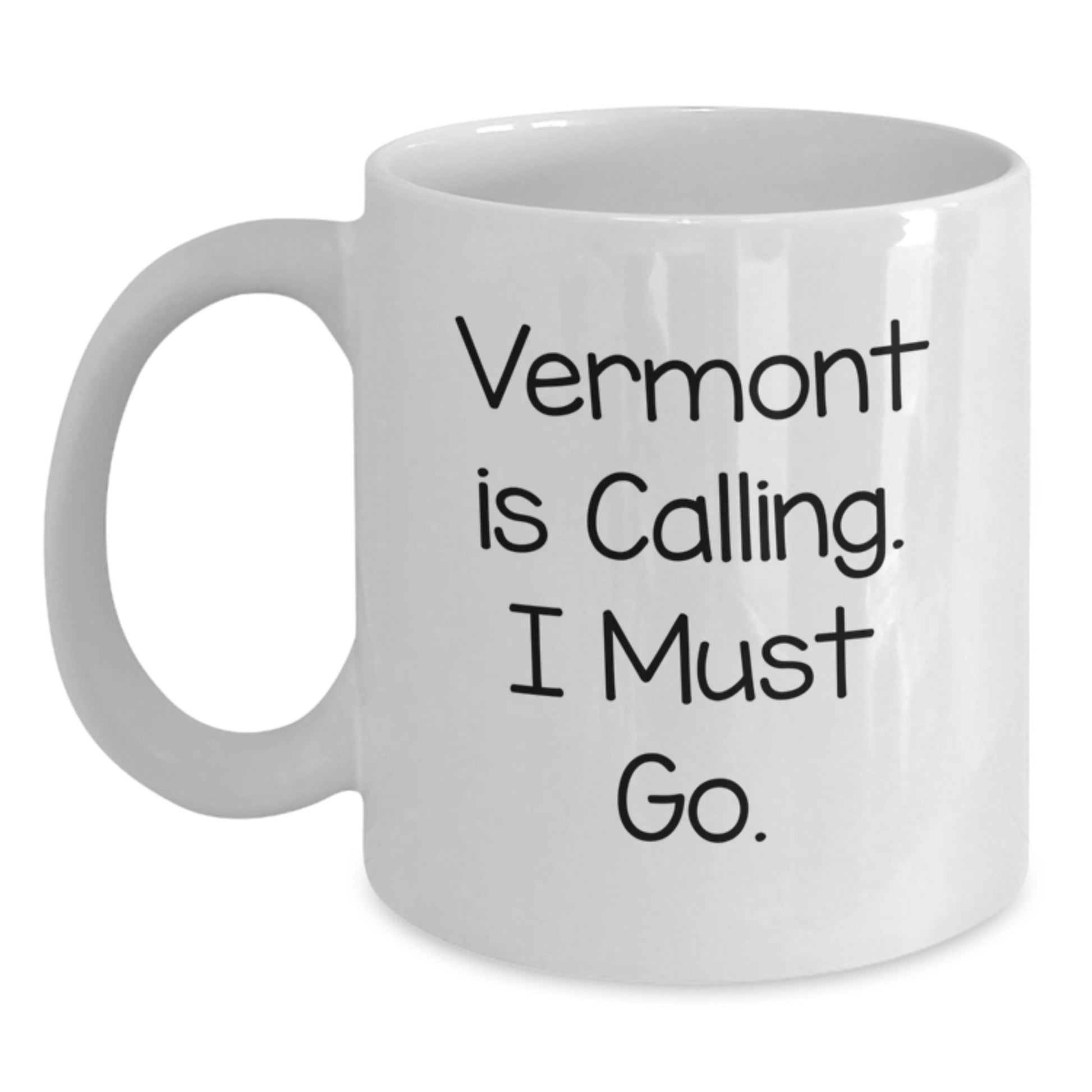 Funny Vermont White Coffee Mug Gifts from Friends and Family for Christmas - Main