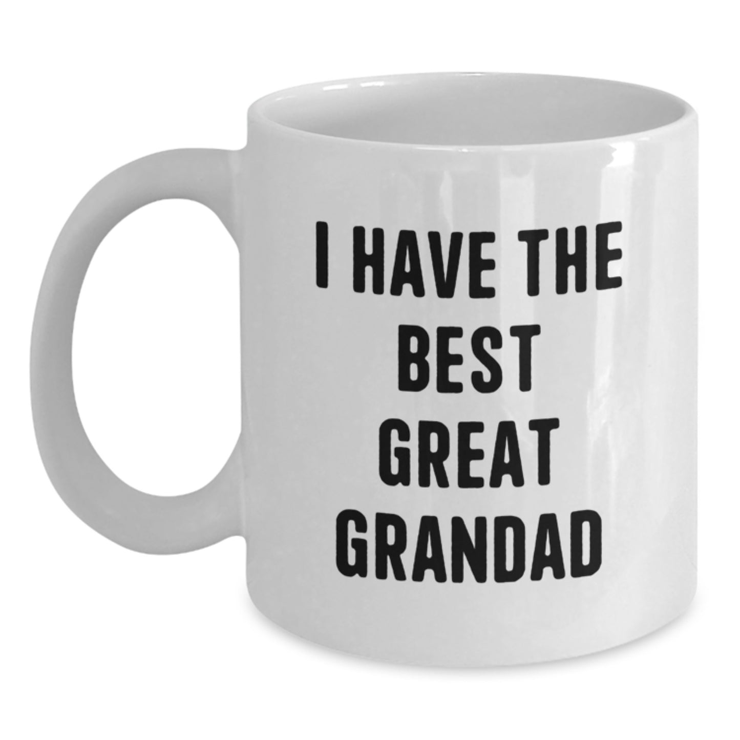Funny Grandad Gifts from Family for Christmas Unique Mugs, I Have The Best Great Grandad - Main