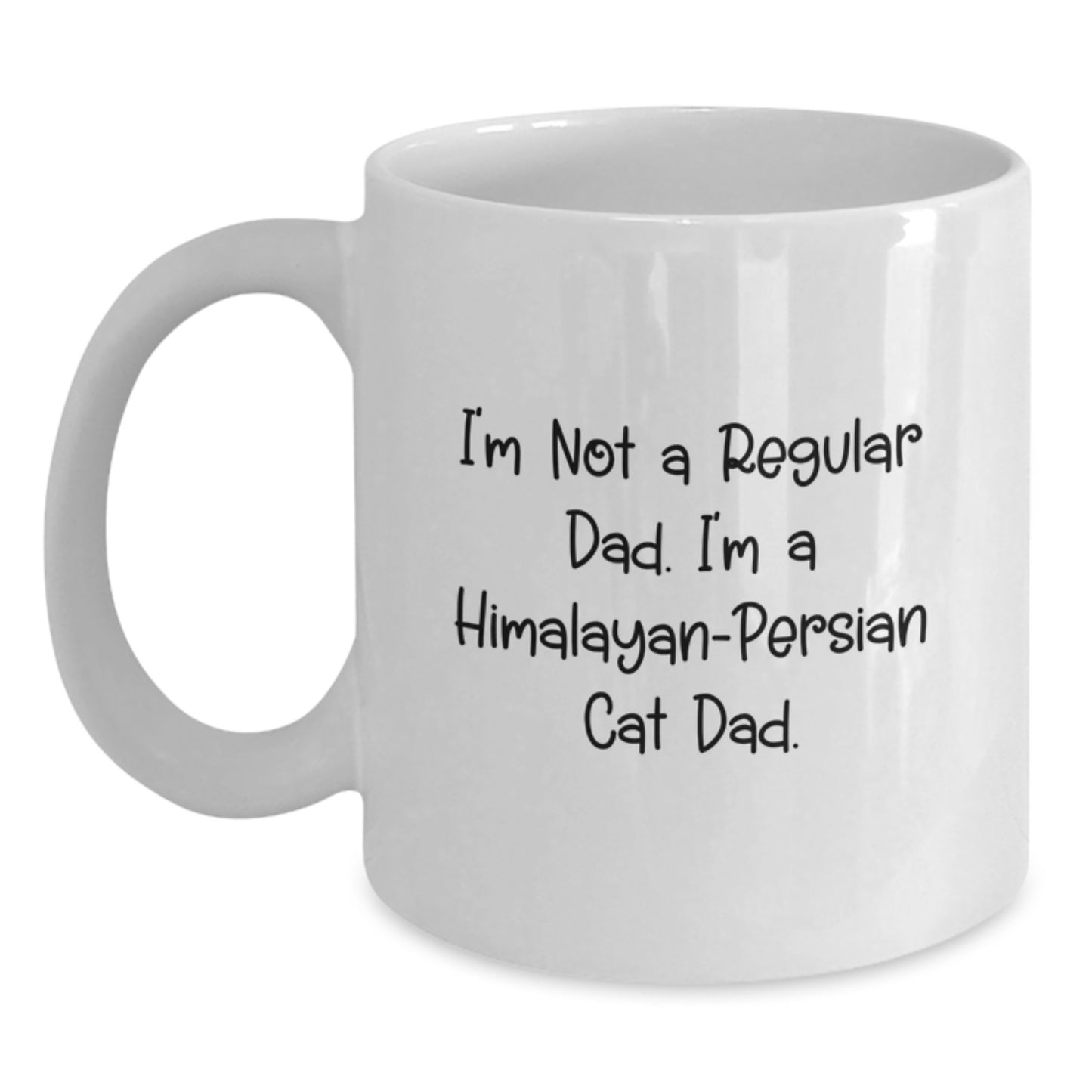 Funny Himalayan-Persian Cat Dad Gifts for Men from White Coffee Mug for Christmas Unique Presents - Main