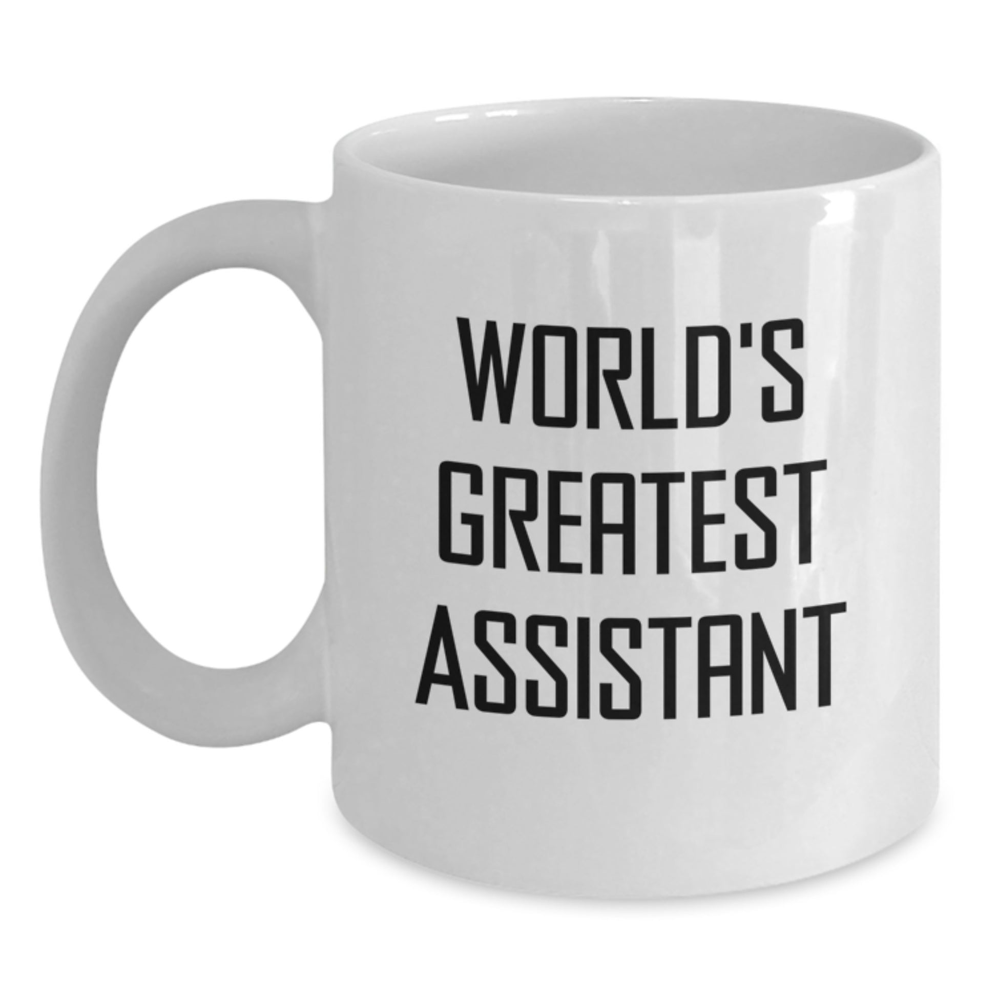 Funny Assistant Gifts from Family, World's Greatest Assistant White Coffee Mug for Assistant Friends, Unique Christmas Unique Gifts for Assistant - Main