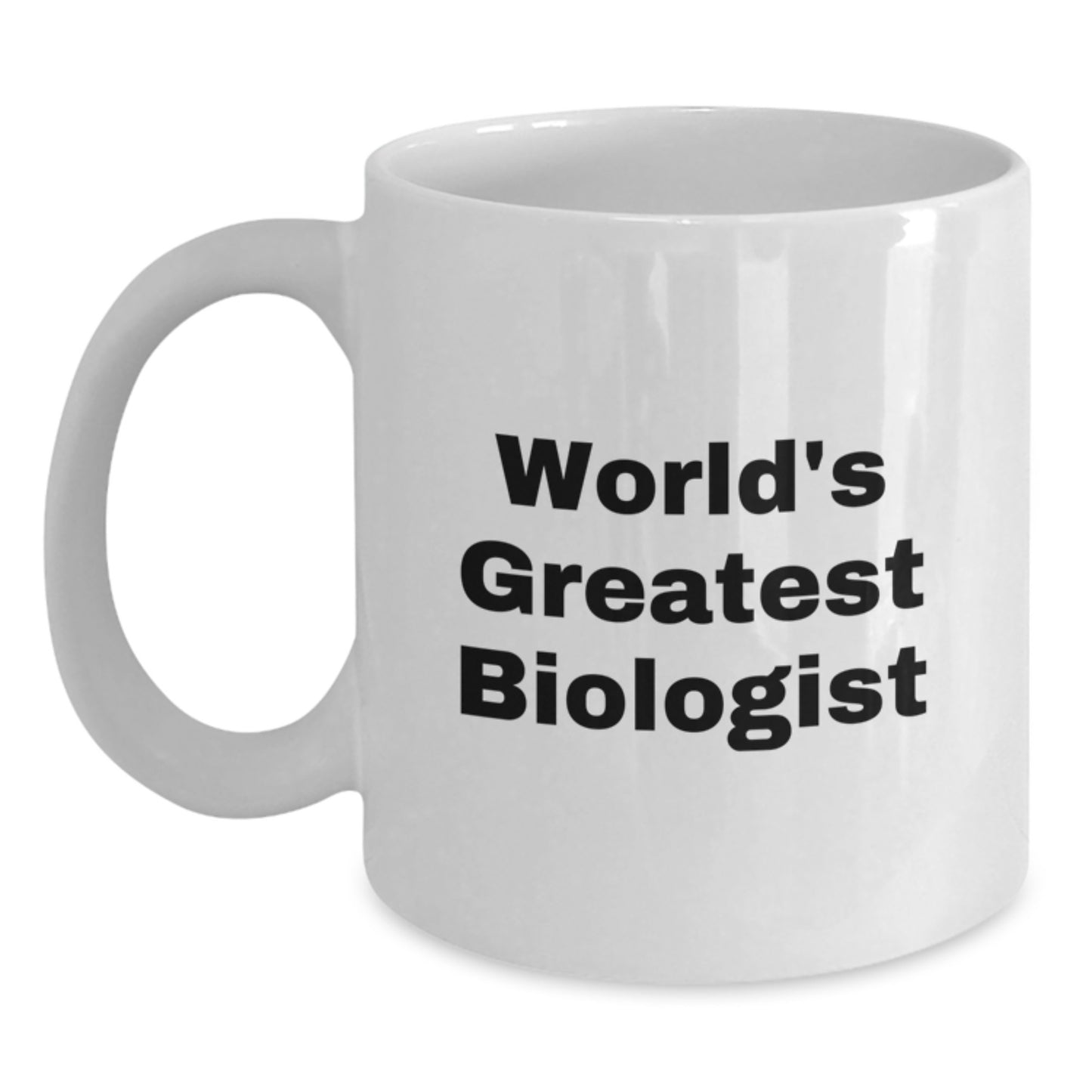 Funny Biologist Gifts for Dad World's Greatest White Coffee Mug, Perfect for Father's Day Unique Gifts from Family - Main
