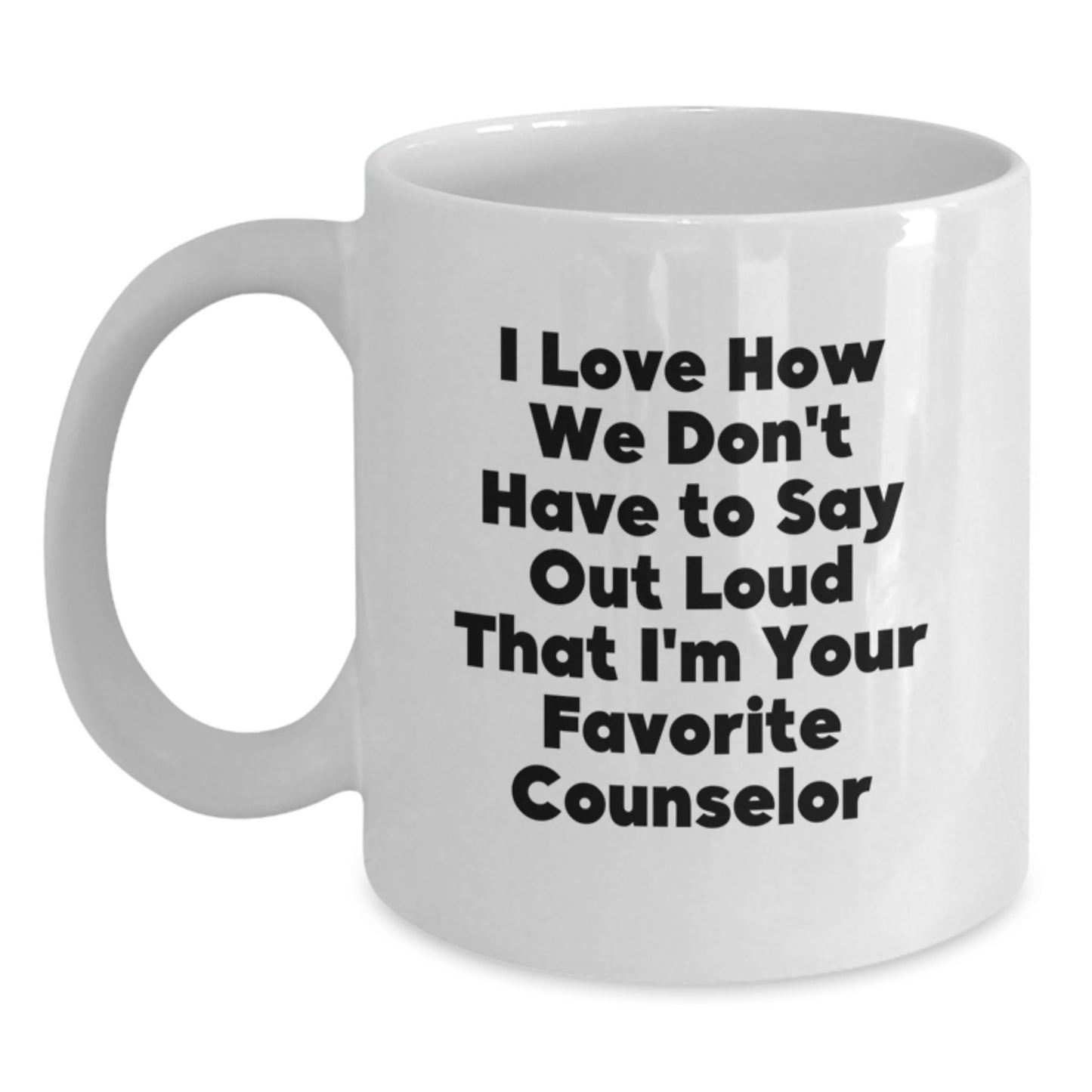 Funny Counselor Gifts for Men, White Coffee Mug with Inspirational Quote, Gifts from Friends during Christmas - Main