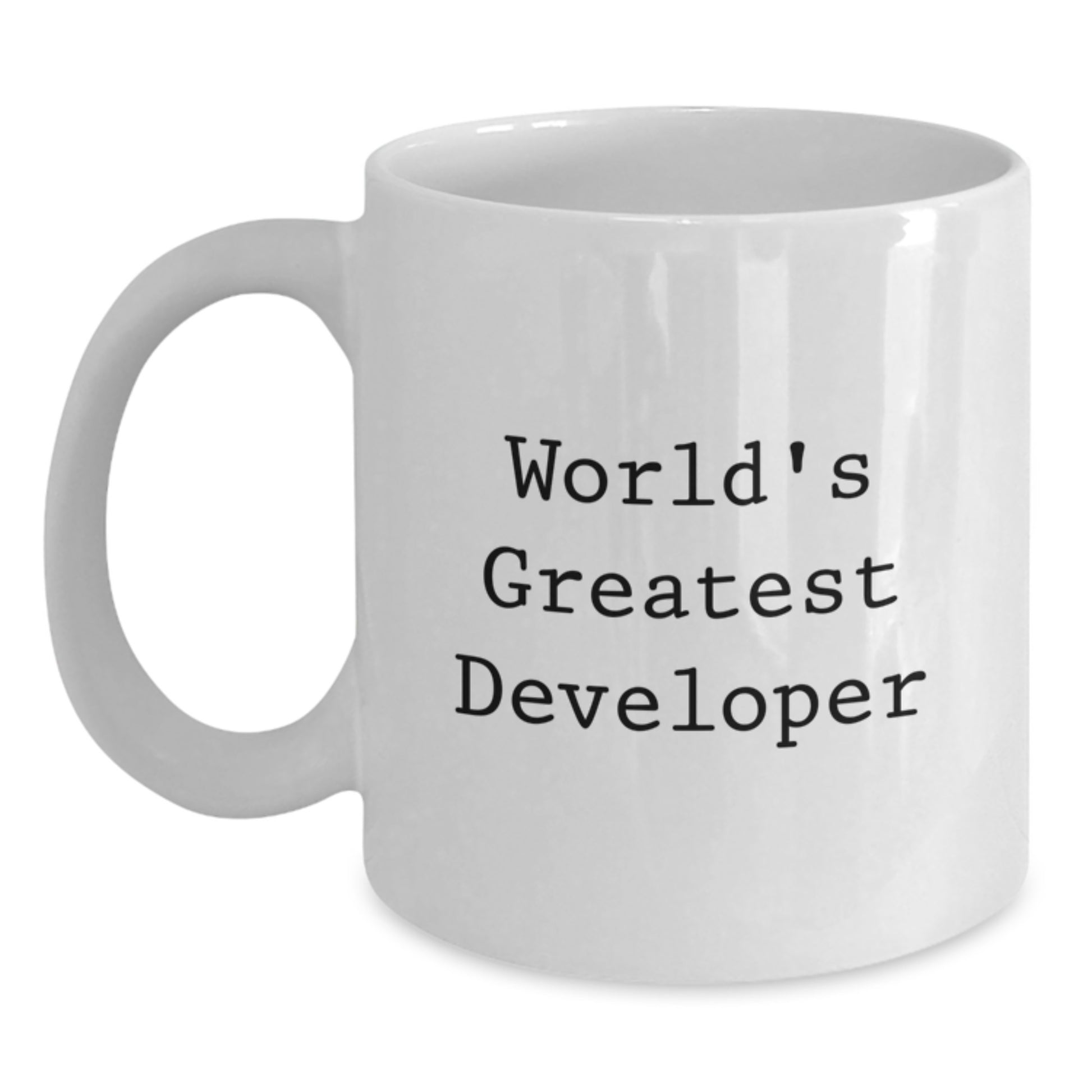 Funny Developer Quotes White Coffee Mug Gifts from Friends for Men, Unique Christmas Unique Gifts - Main