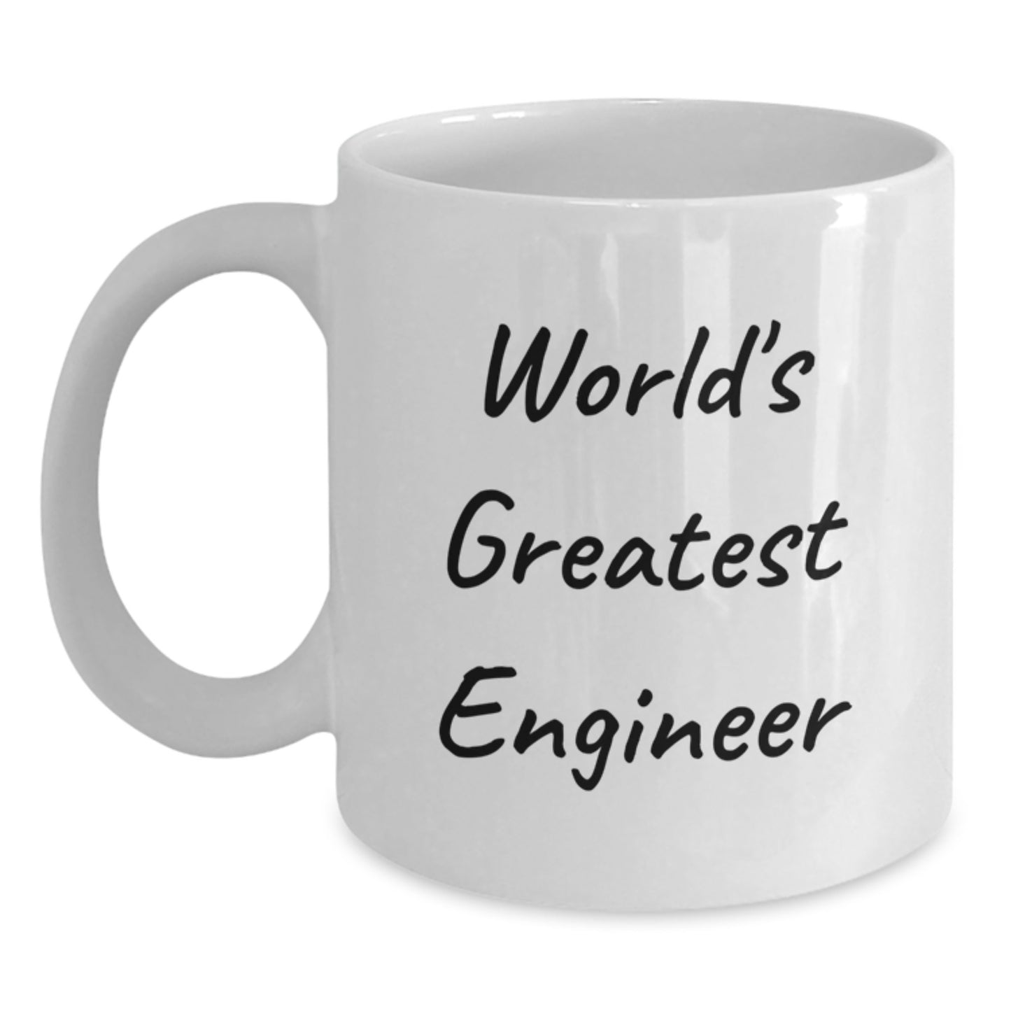 Funny Engineer Gifts, World's Greatest Mug for Christmas, White Coffee Mug with Quote for Engineers from Friends - Main