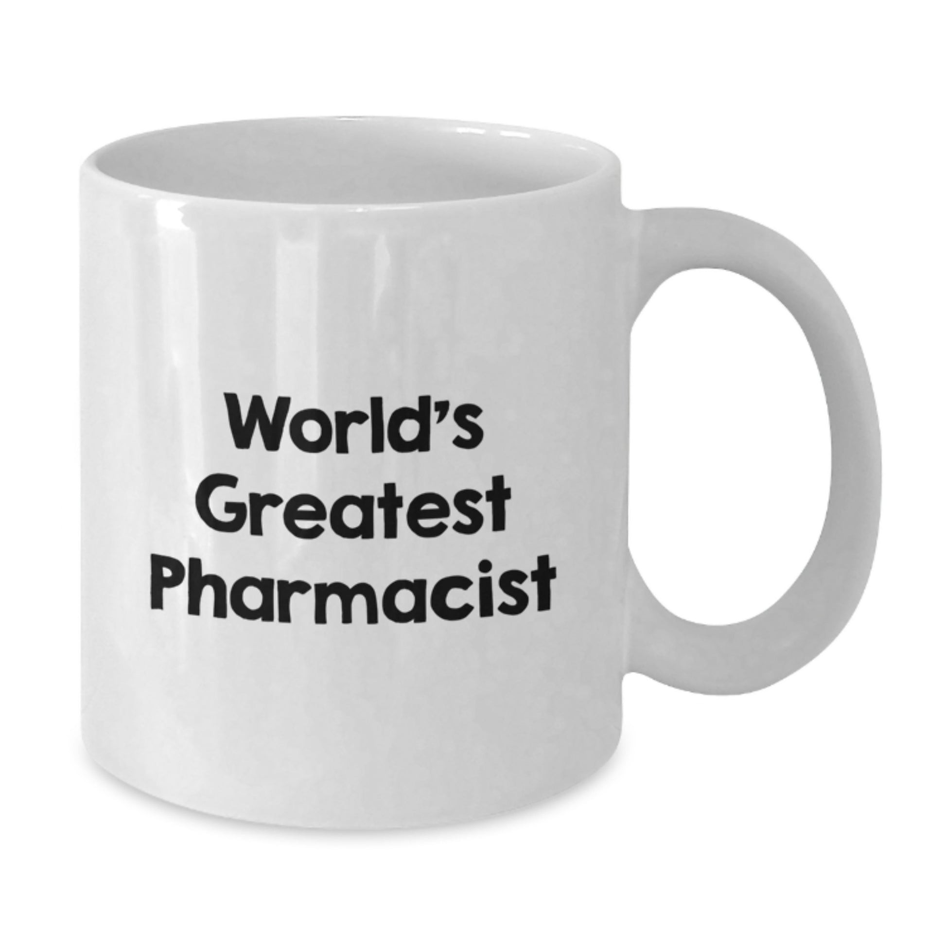 Funny White Coffee Mug Gifts for Pharmacist, 'World's Greatest Pharmacist' Men Women Birthday Unique Gifts from Friends - Additional