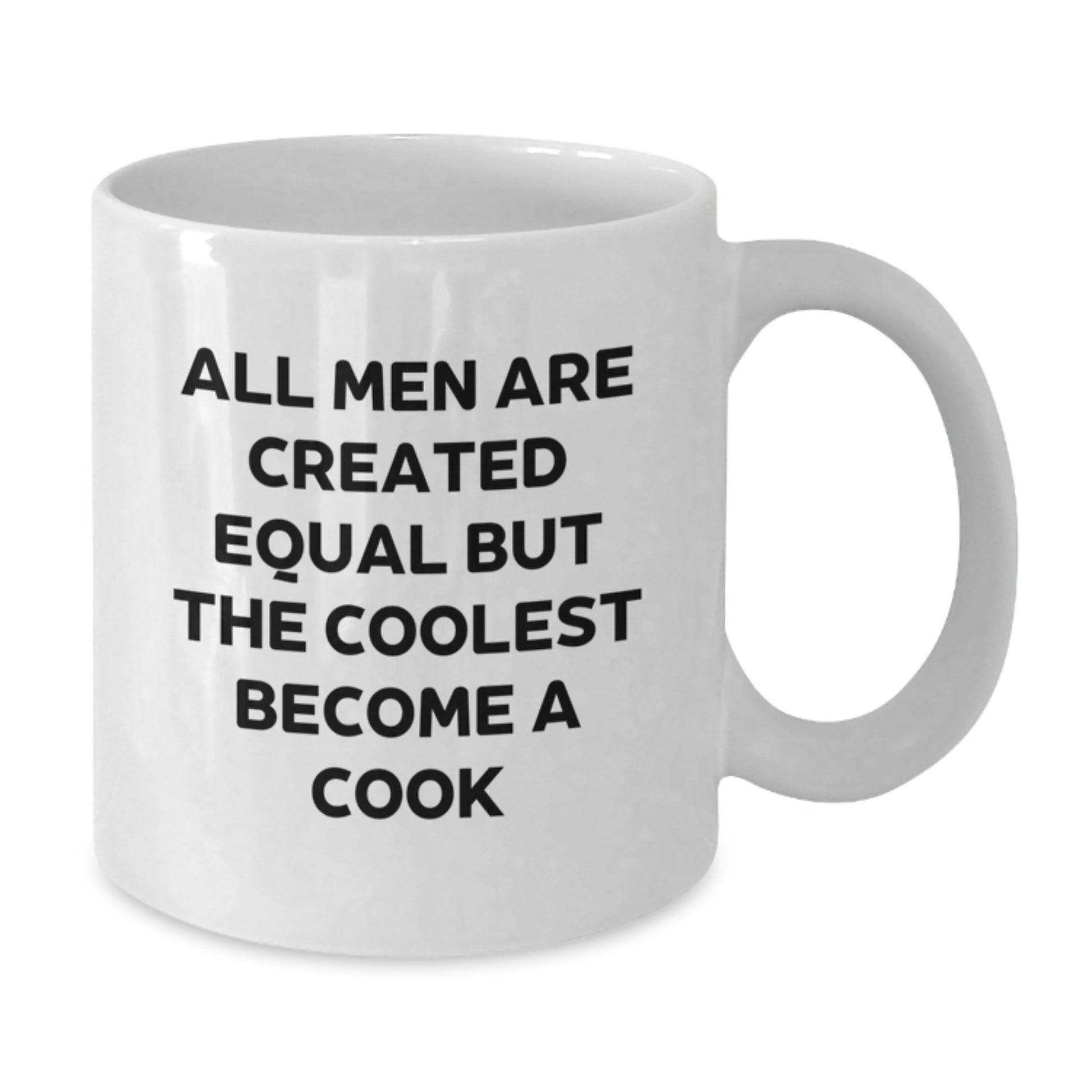 Funny Cook Gifts for Men from Friends on Christmas Morning - White Coffee Mug - Additional