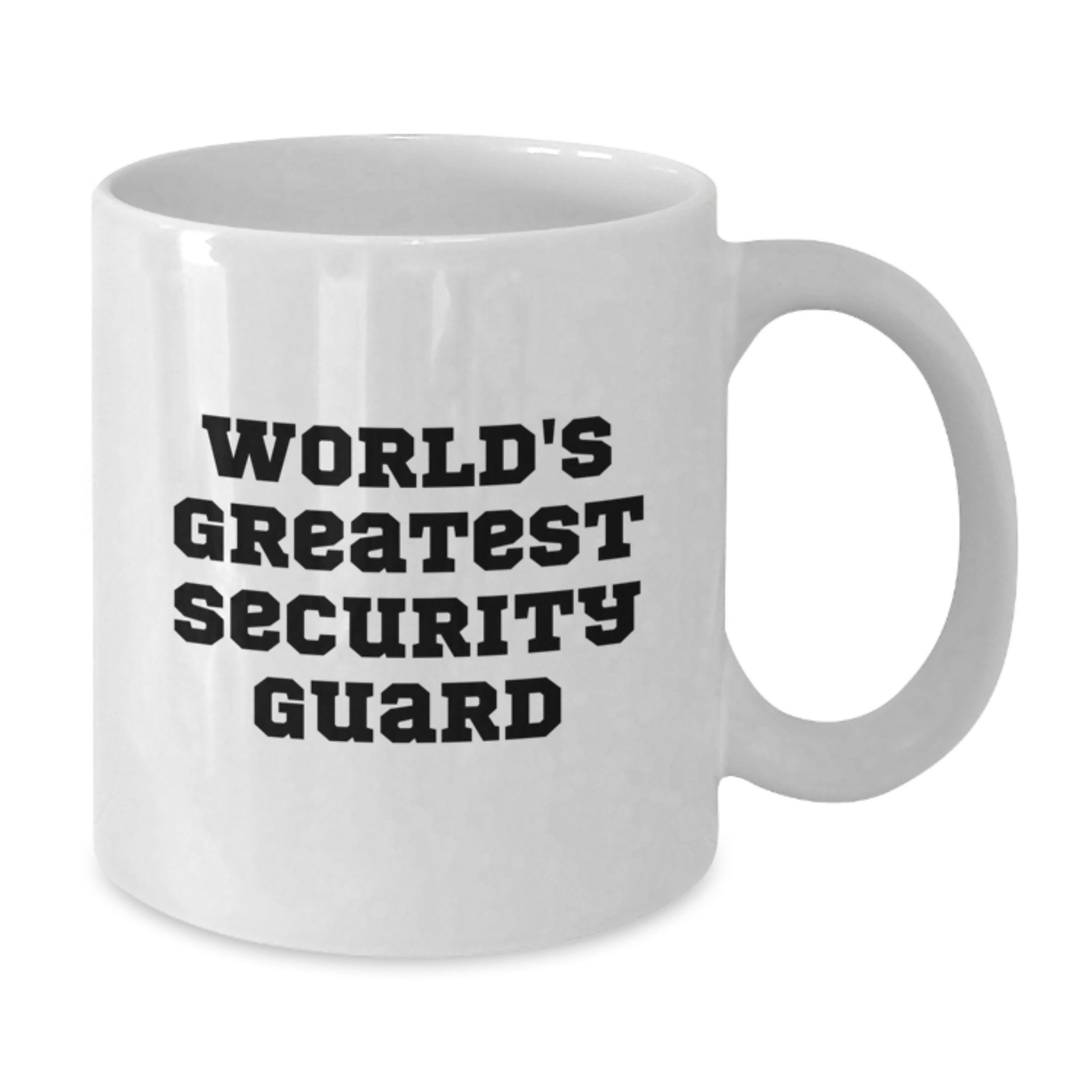 Funny World's Greatest Security Guard Christmas Unique Gifts from Friends for Security Guard White Coffee Mug - Additional