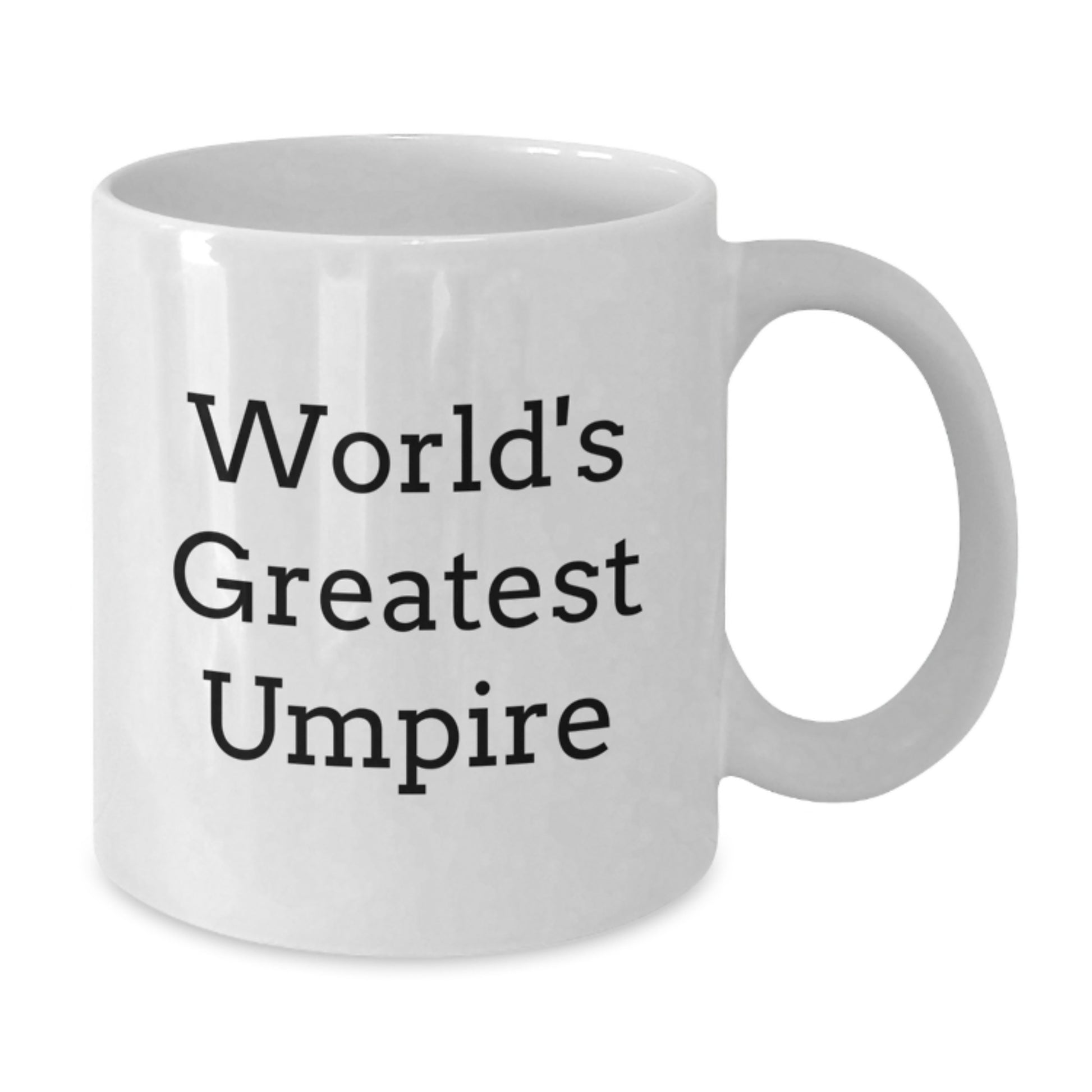 Funny Umpire Gifts for Men from Friends and Family - World's Greatest Umpire White Coffee Mug, Valentine's Unique Ideas - Additional
