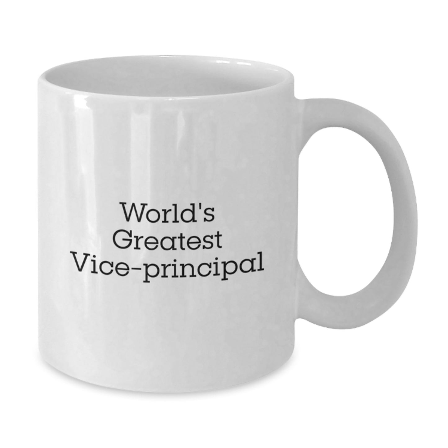 Funny Vice-principal Gifts from Friends - World's Greatest Vice-principal White Coffee Mug for Men - Cute Christmas Unique Gifts Ideas - Additional