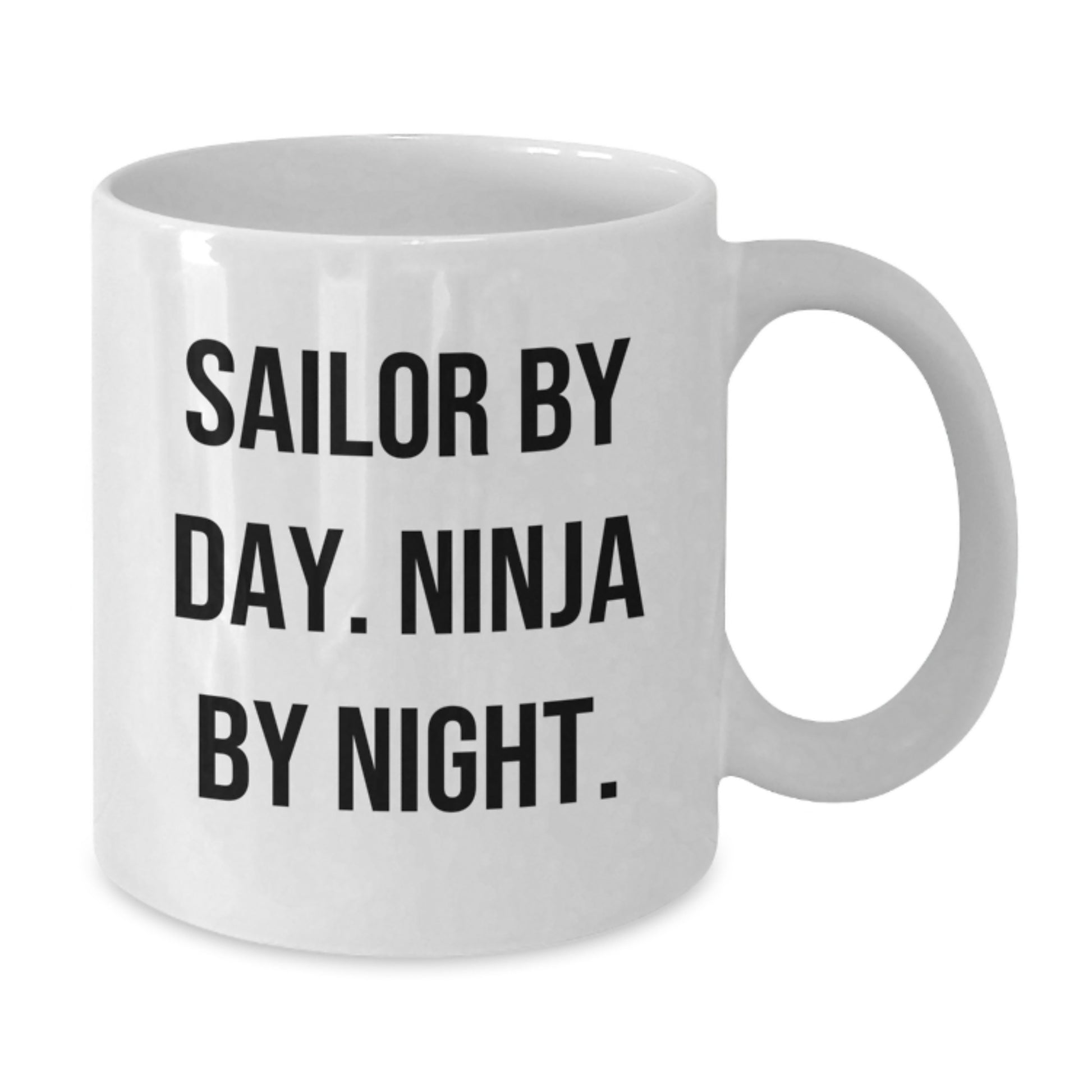 Sailor By Day Cute White Coffee Mug Gifts from Family for Sailor Graduation Unique - Additional