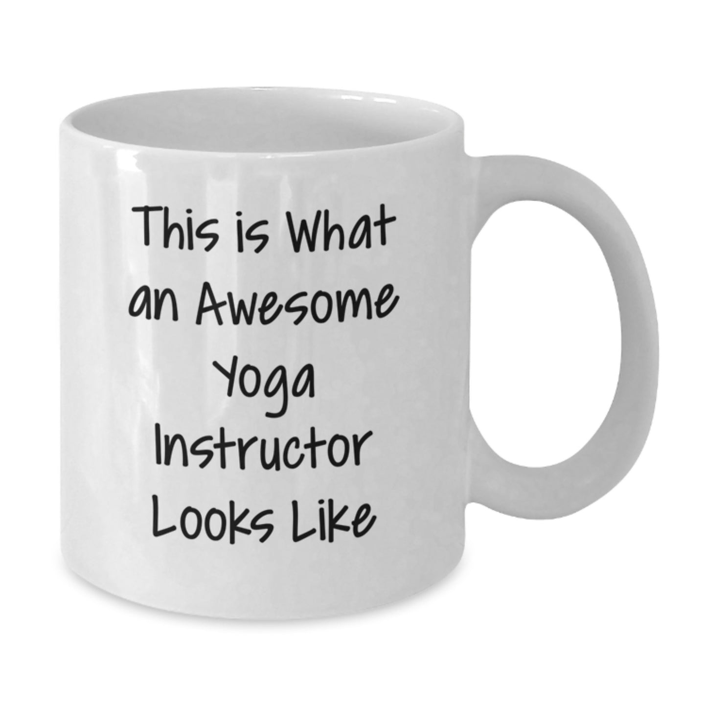Funny Yoga Instructor Gifts, White Coffee Mug, This Is What An Awesome Yoga Instructor Looks Like, Perfect Graduation Unique Gifts for Yoga Instructor from Friends - Additional