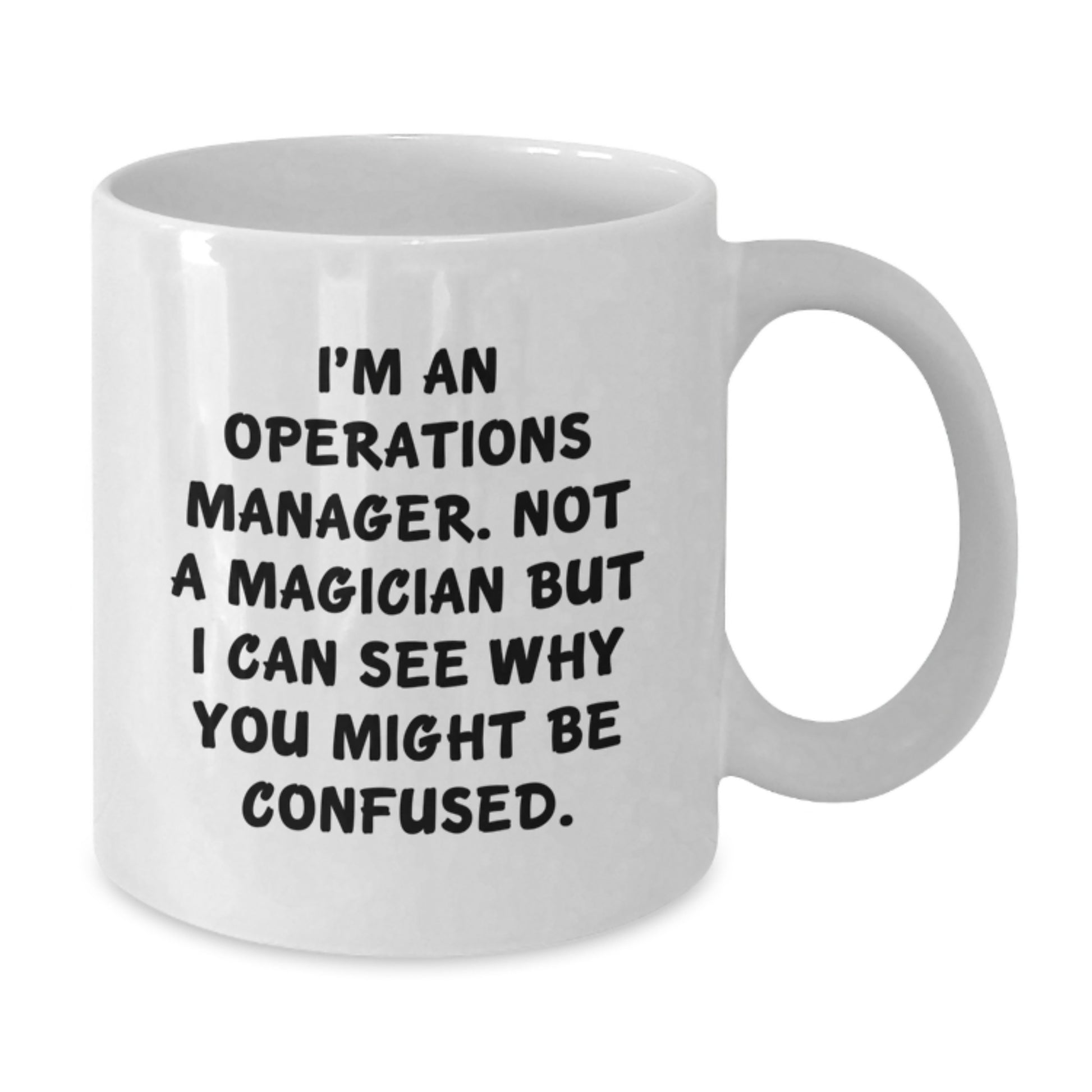 Funny Operations Manager White Coffee Mugs Gifts for Men Christmas Unique Mug - Additional
