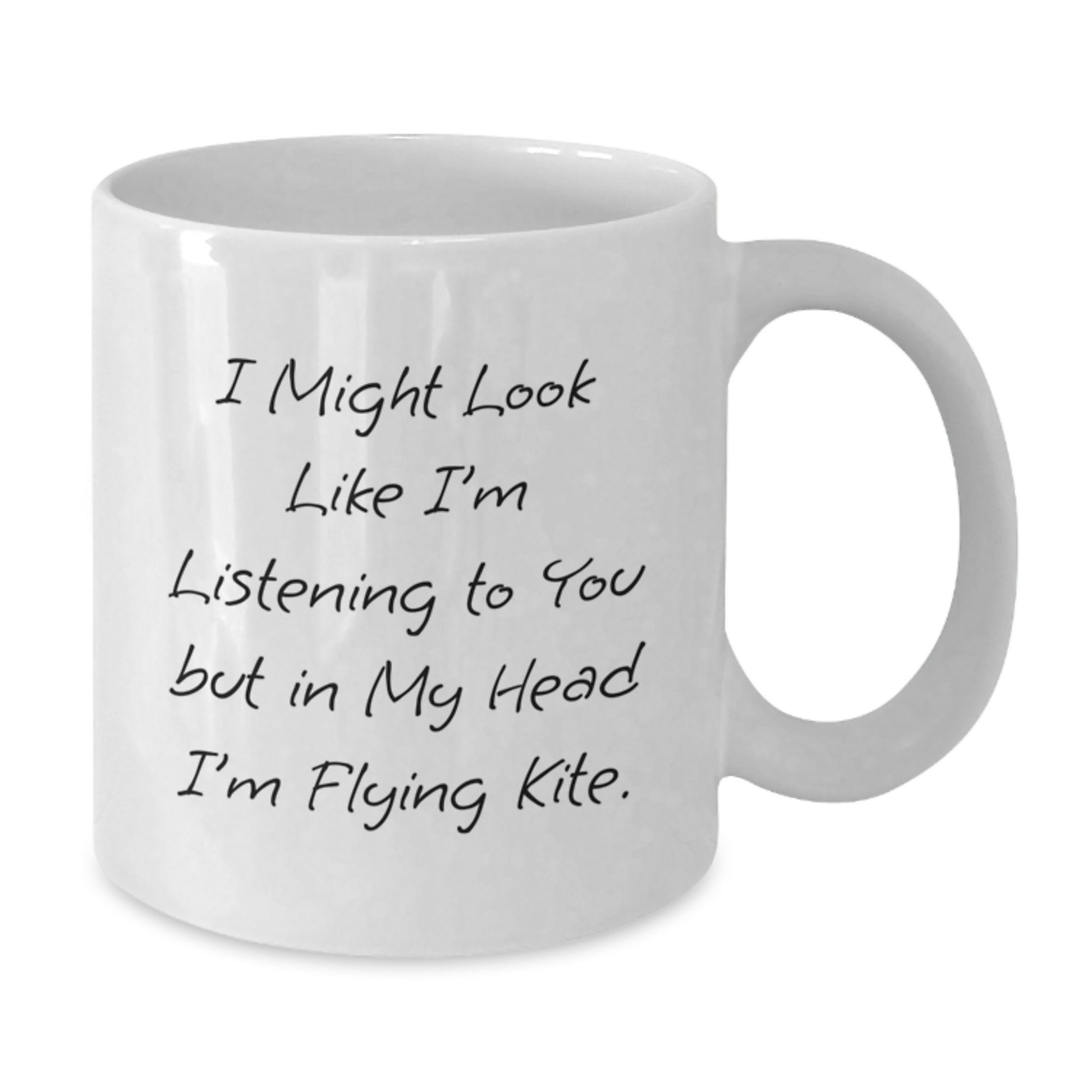 Funny Kite Flying Inspirational Gifts from Friends for Kite Flying Enthusiasts, White Coffee Mug, 11oz or 15oz Capacity, Ceramic Material, Great Graduation Unique Gifts - Additional
