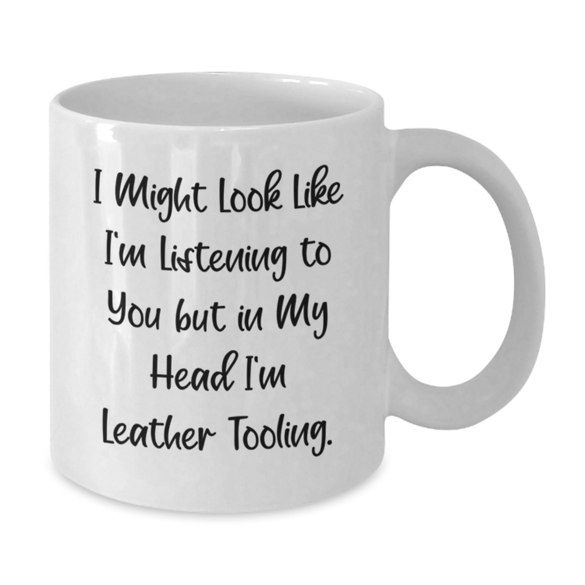 Leather Tooling Gifts from Friends for Men Funny White Coffee Mugs - Additional