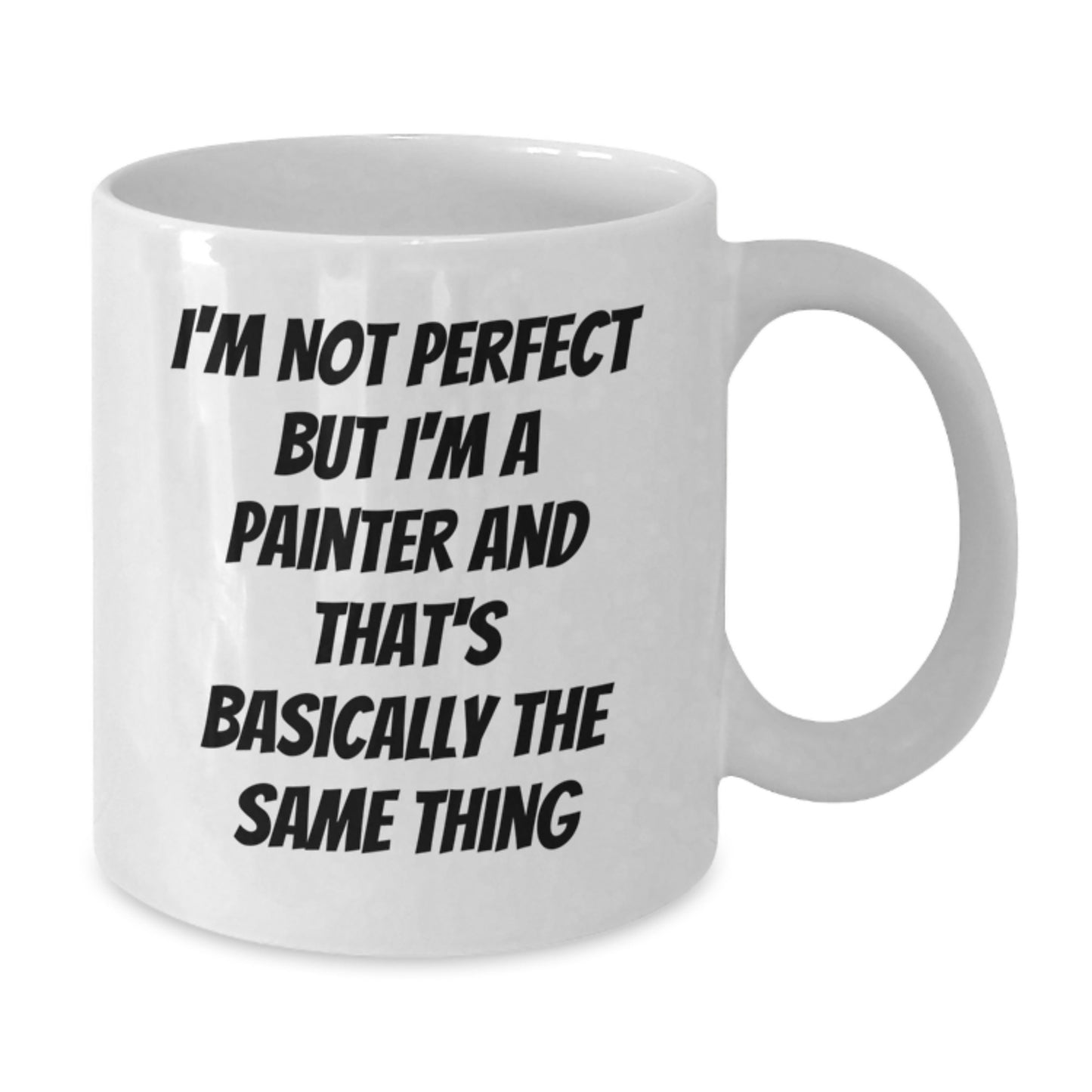 Funny Painter Gifts for Men, Unique Christmas Unique Gifts from Friends to Painter, White Coffee Mug - Additional