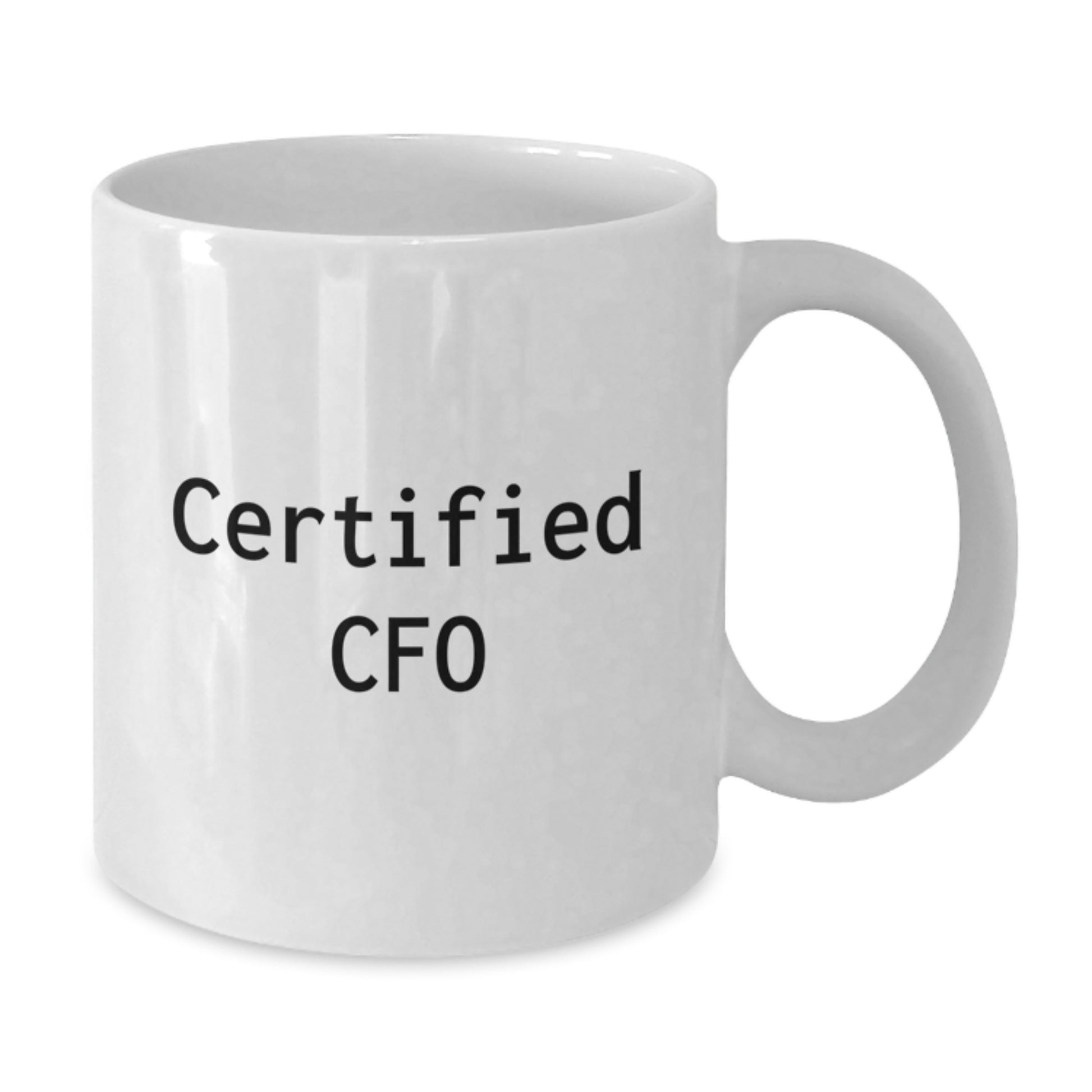 Cute 'Certified CFO' Funny Gifts for Valentine's White Coffee Mug from Friends, Coworkers, Family - Additional