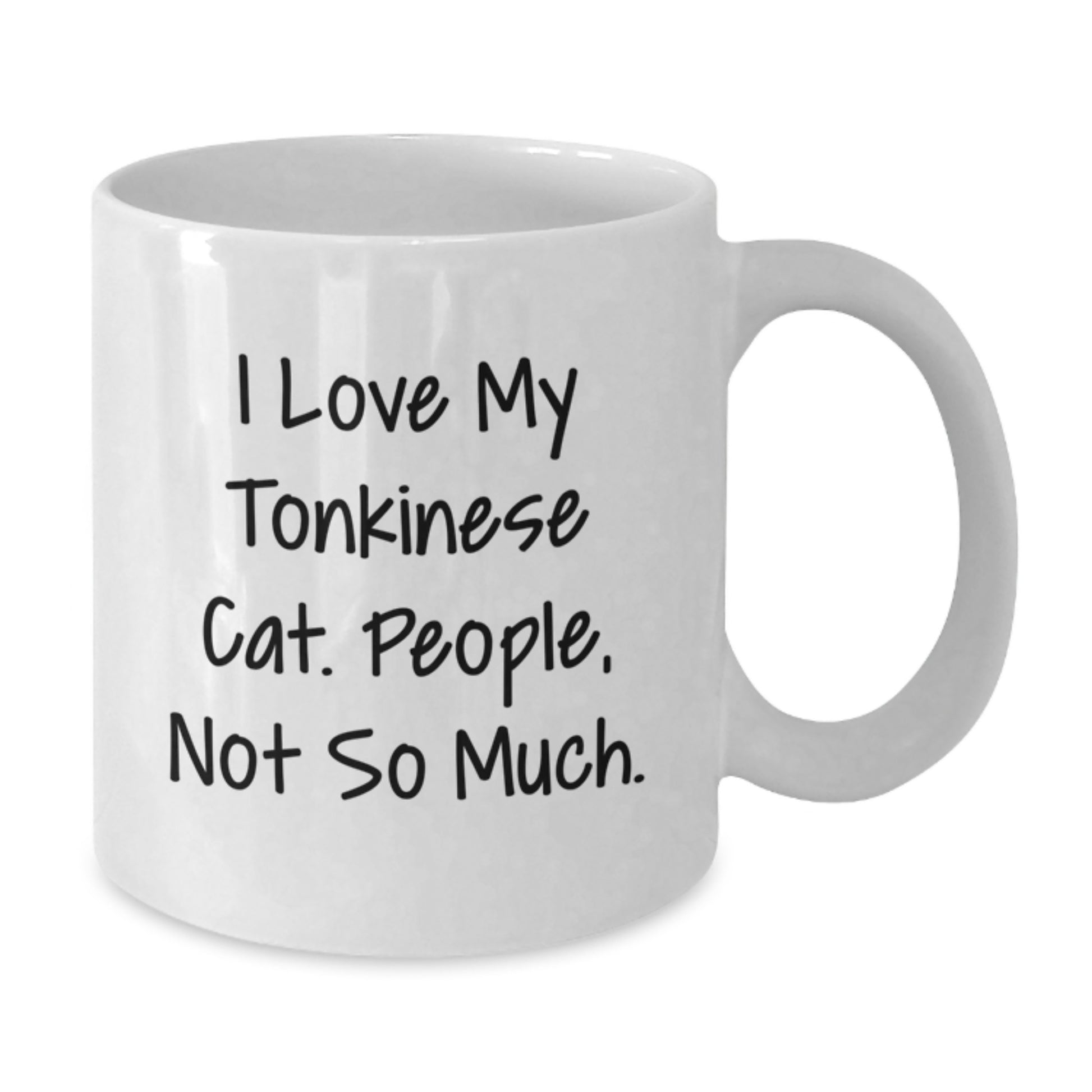 Tonkinese Cat Lover Gifts - Funny White Coffee Mug for Christmas Unique Presents from Friends and Family - Additional