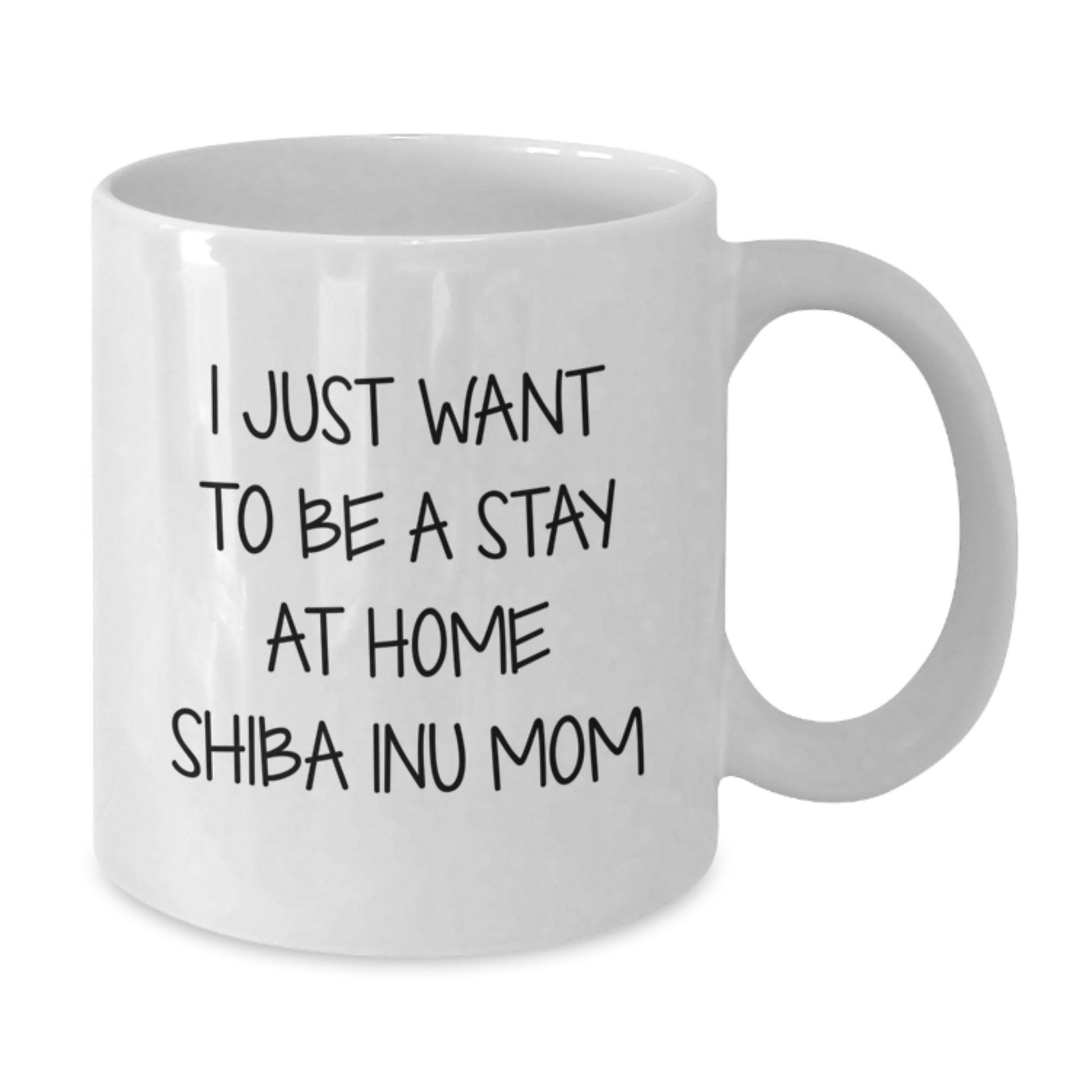 Funny Shiba Inu Dog Mom Christmas White Coffee Mug Gifts from Family for Friends - Additional