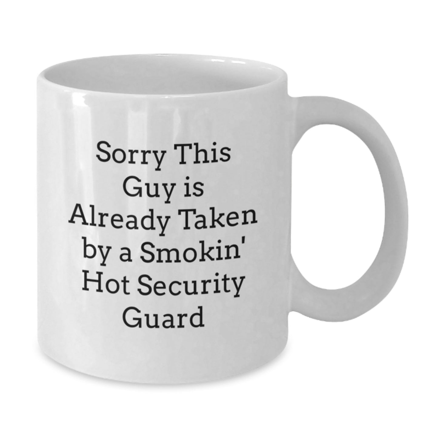 Funny Security Guard Gifts for Men, White Coffee Mug, Birthday Unique Gift from Friends to Security Guard - Additional