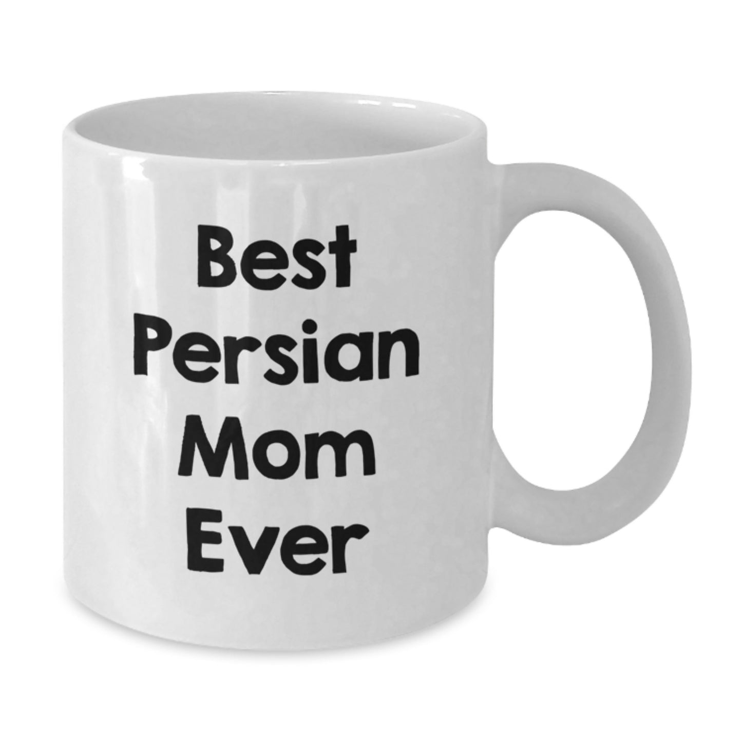Funny Persian Cat Mom Gifts for Friends and Family, Best Birthday White Coffee Mug from Mom - Additional