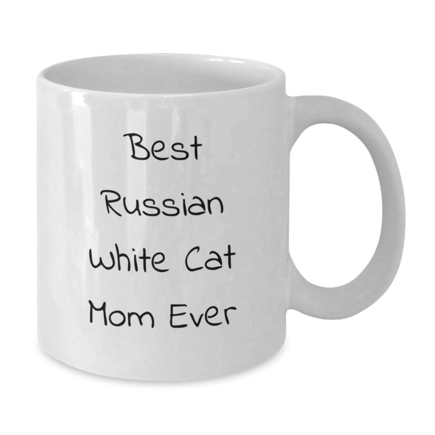 Funny Russian White Cat Mom Gifts from Friends for Russian White Cat Lovers on Birthday Unique Gifts - Additional