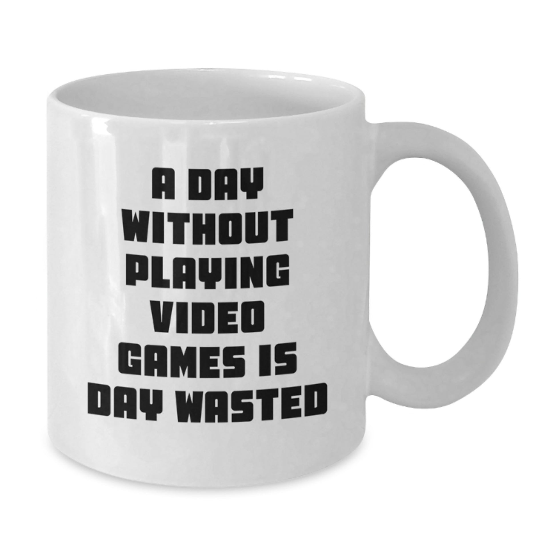 Funny Playing Video Games White Coffee Mugs Gifts from Friends for Birthday Morning - Additional
