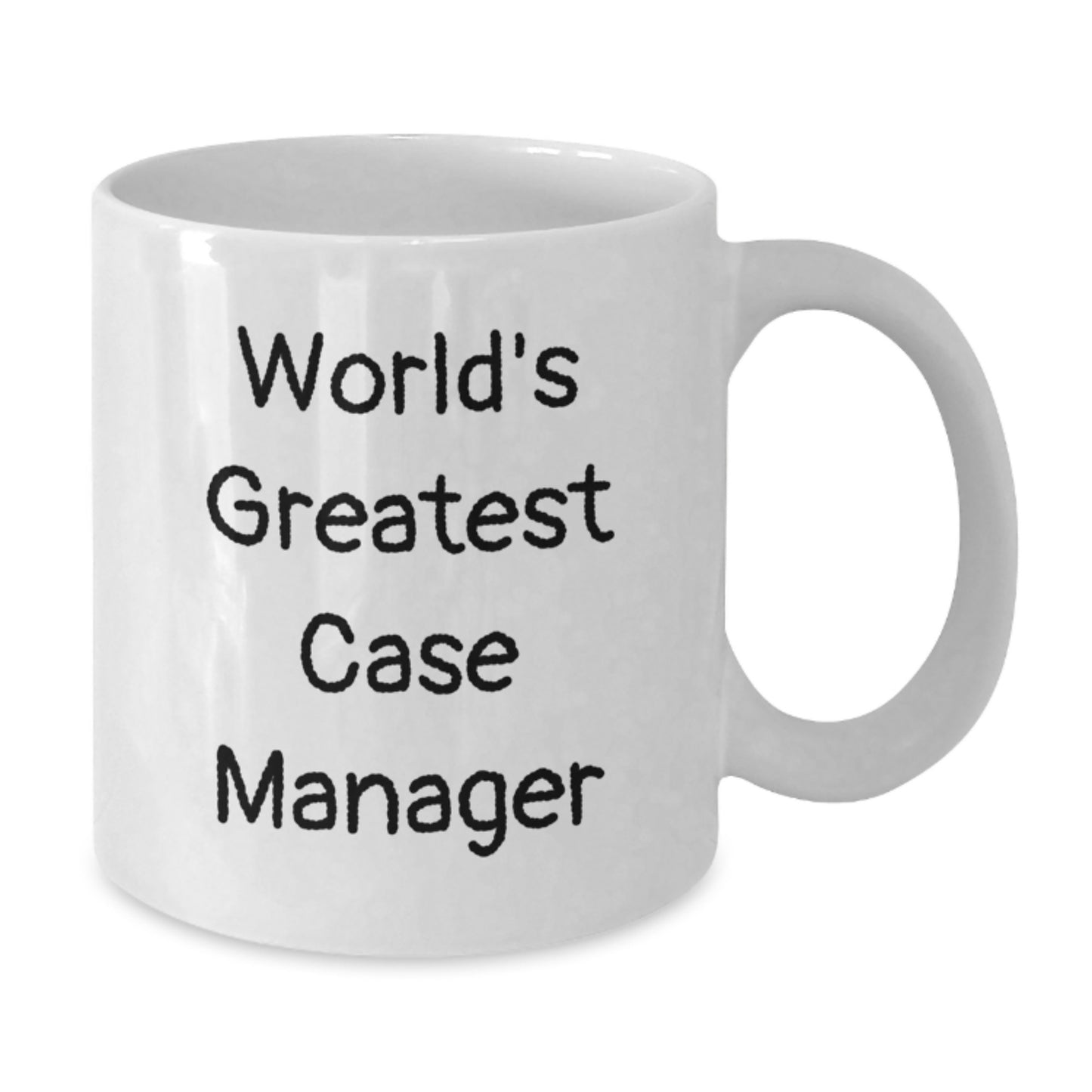 Funny Quote White Coffee Mugs for Case Manager Gifts from Friends and Family to Celebrate Christmas Unique Gifts for Men and Women - Additional