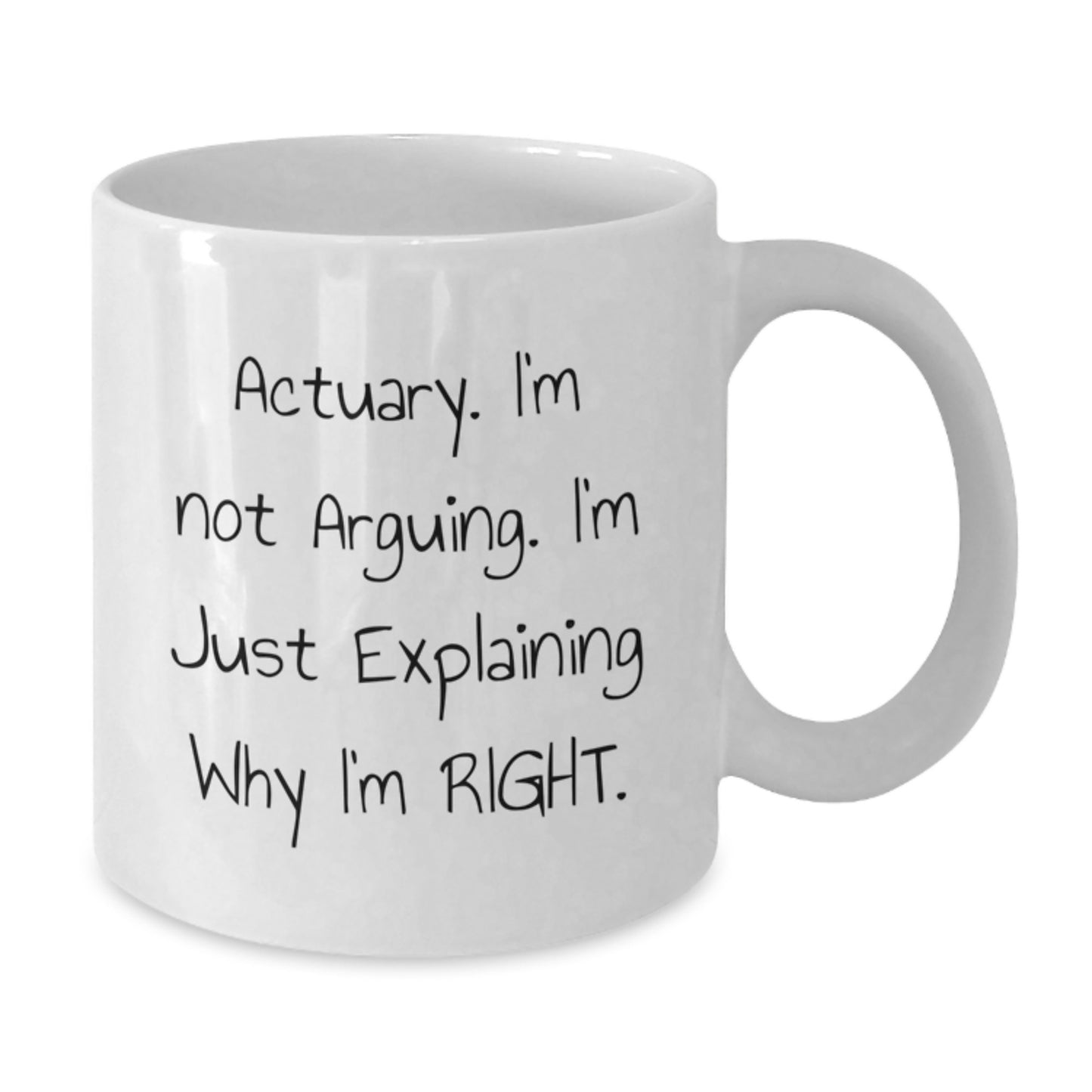 Funny Actuary Gifts from Mom, Unique White Coffee Mugs with Actuary Quotes, Mother's Day Unique Gifts for Actuary Women - Additional