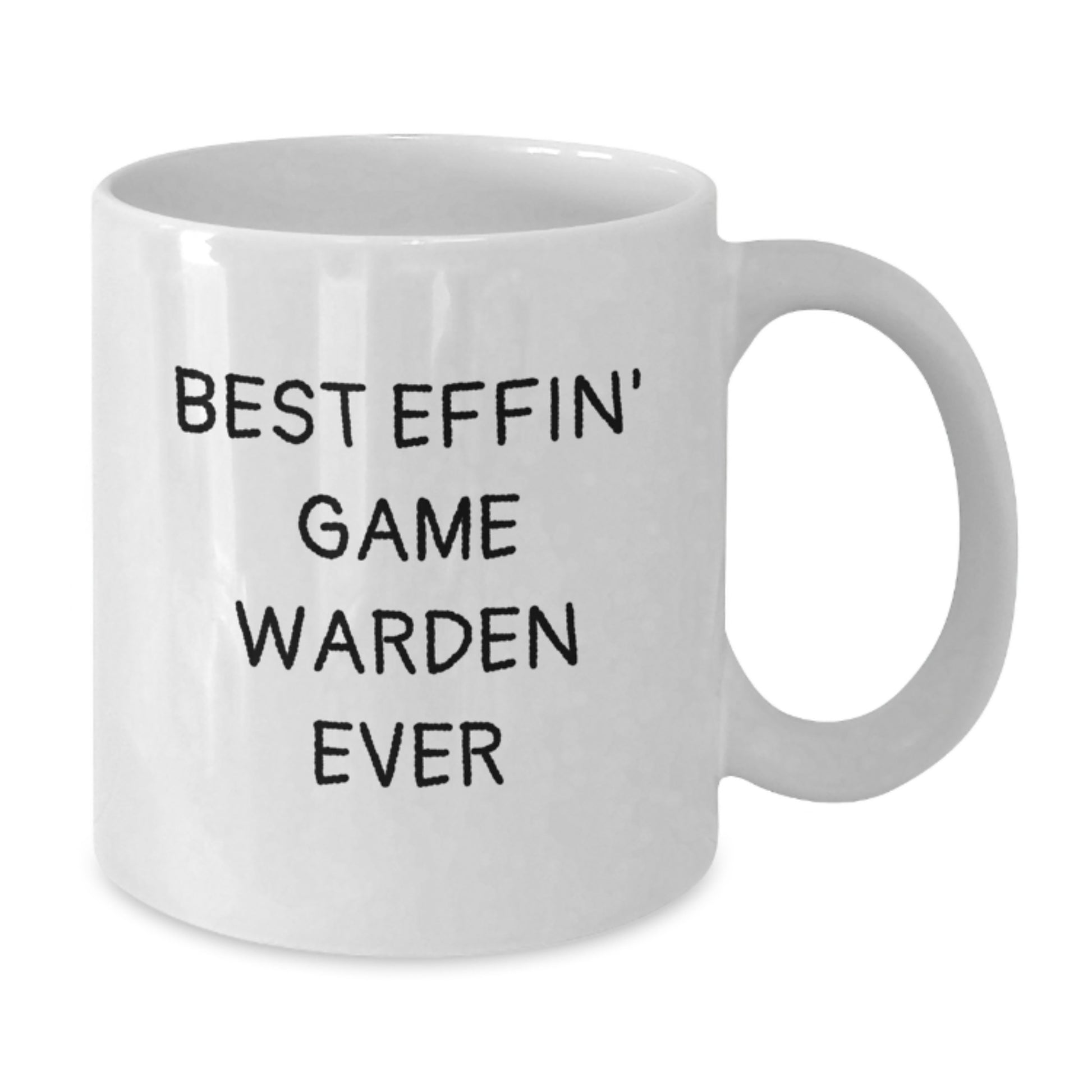 Game Warden Keepsake White Ceramic 11oz Mug for Him Graduation Gift - Additional