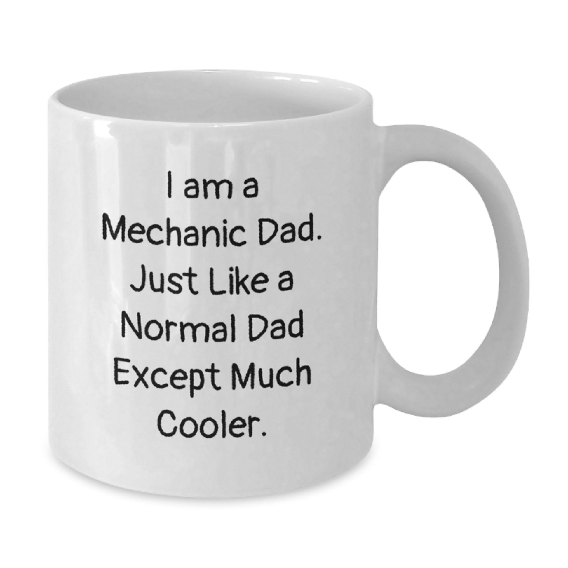Mechanic Keepsake White Ceramic Coffee Mug for Him Birthday Gift - Additional