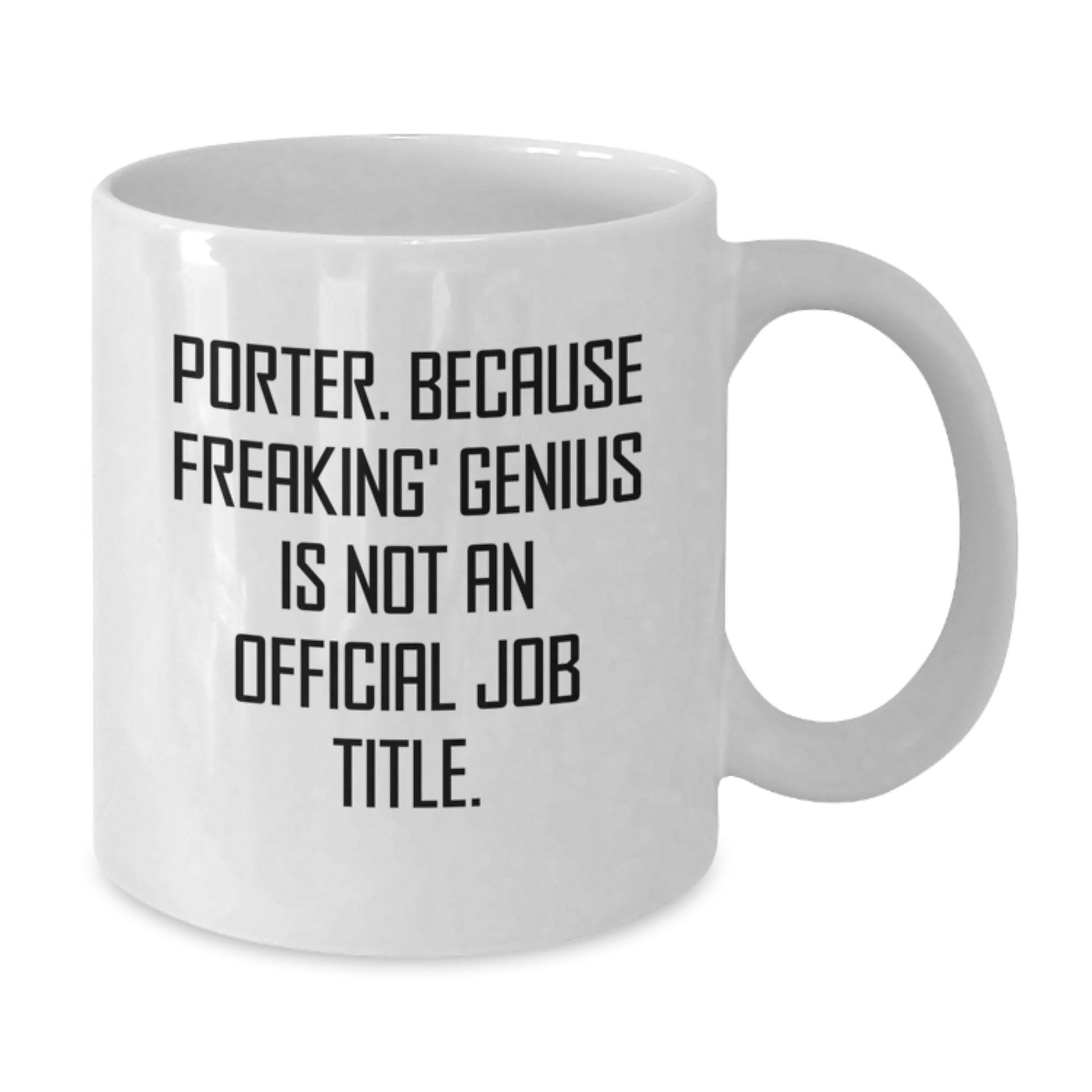 Birthday Gift Porter White Coffee Mug for Her Present - Additional