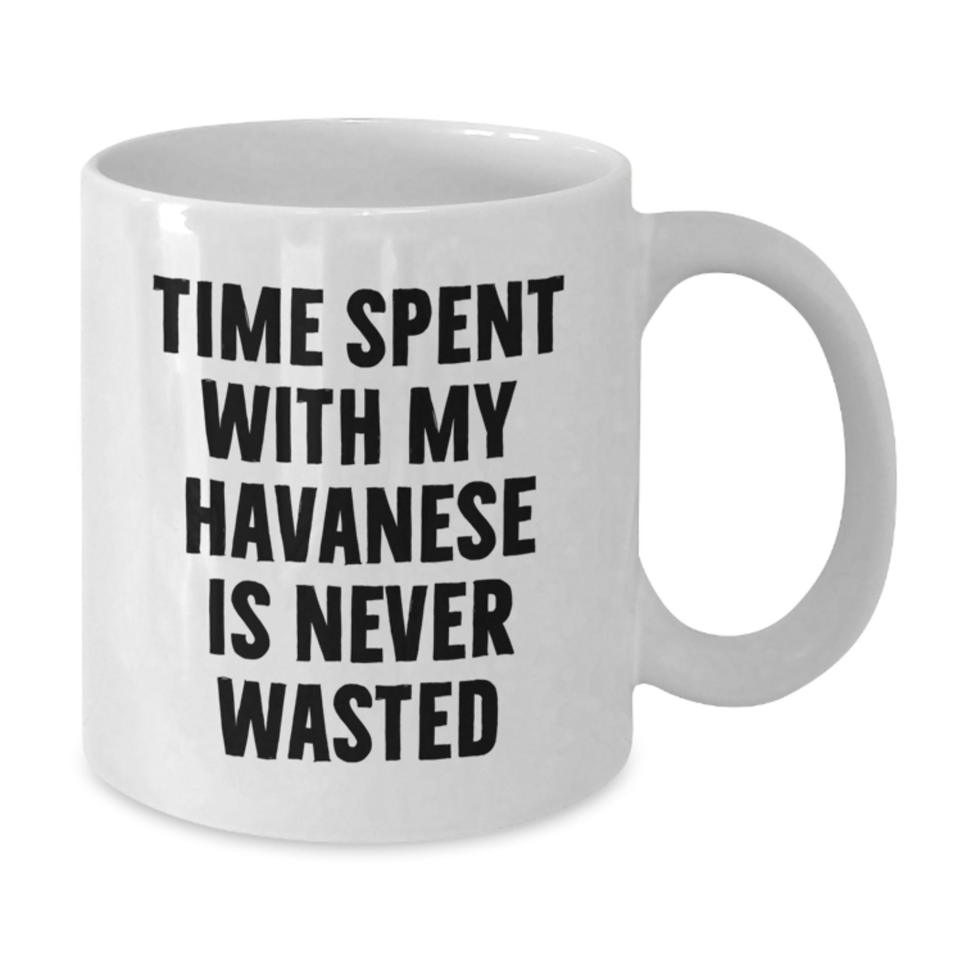 Funny Havanese Dog Gifts from Men to Friends, Time Spent With My Havanese Is Never Wasted Birthday Unique Gifts for Women - Additional