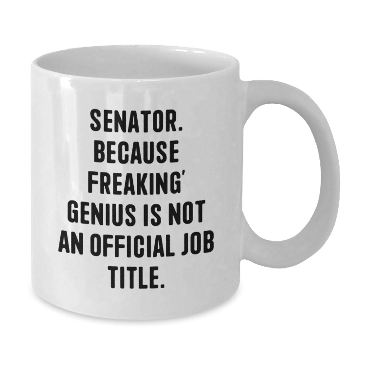 Senator White Coffee Mug, Funny Quote, Gifts from Friends or Family to Senator, Unique Senator Gifts for Men on Mother's Day - Additional