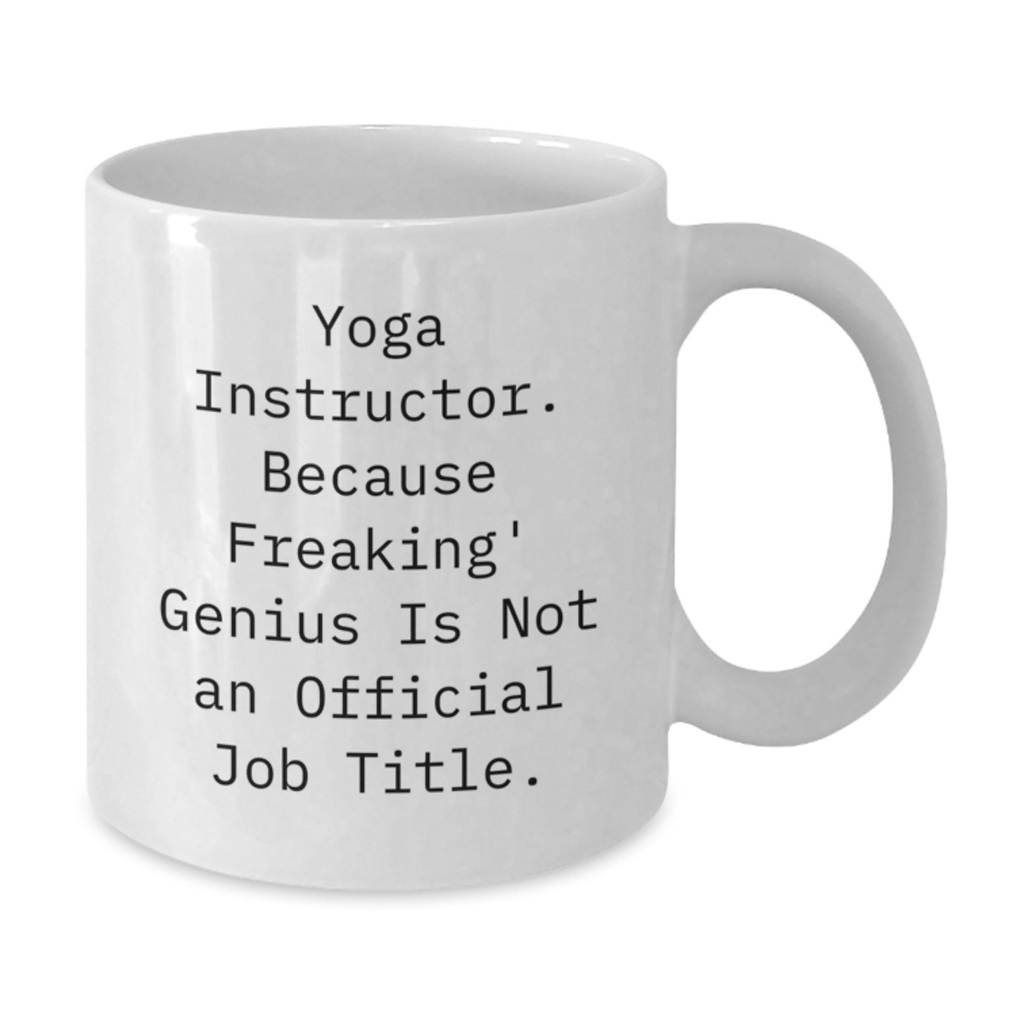 Funny Yoga Instructor Gifts from Men, Unique White Coffee Mug for Yoga Instructor on Valentine's - Additional