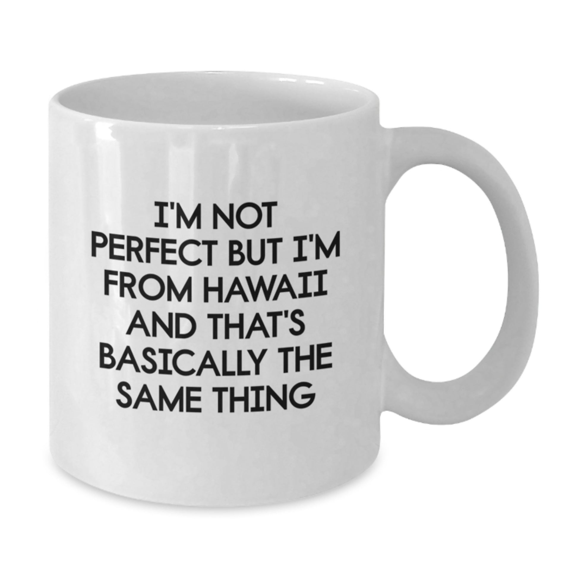 Funny Hawaii Gifts from Family, White Coffee Mug for Birthday, Perfect for Men Women Friends Coworkers - Additional