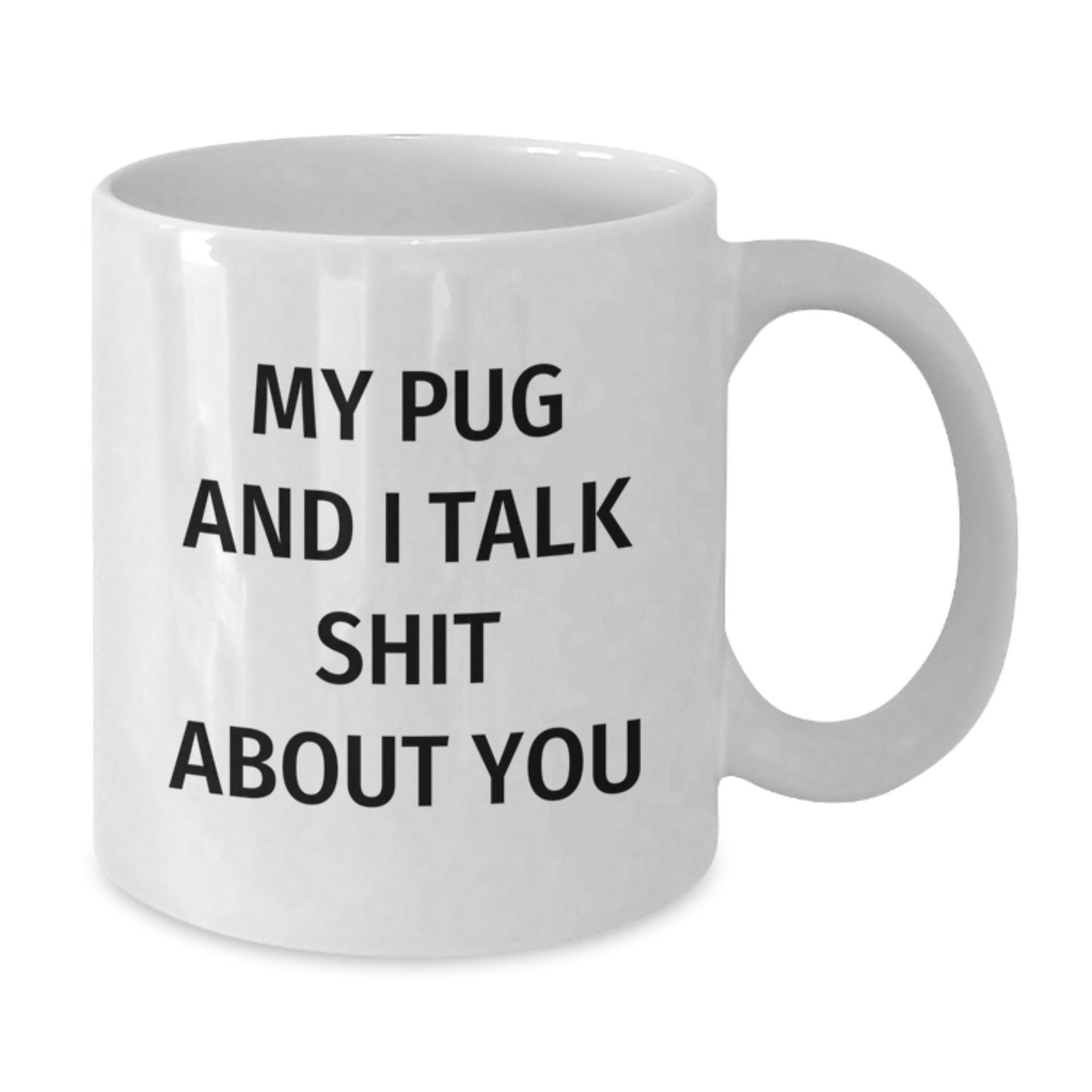 Funny Pug Dog White Coffee Mugs Gifts from Family for Christmas Unique - Additional