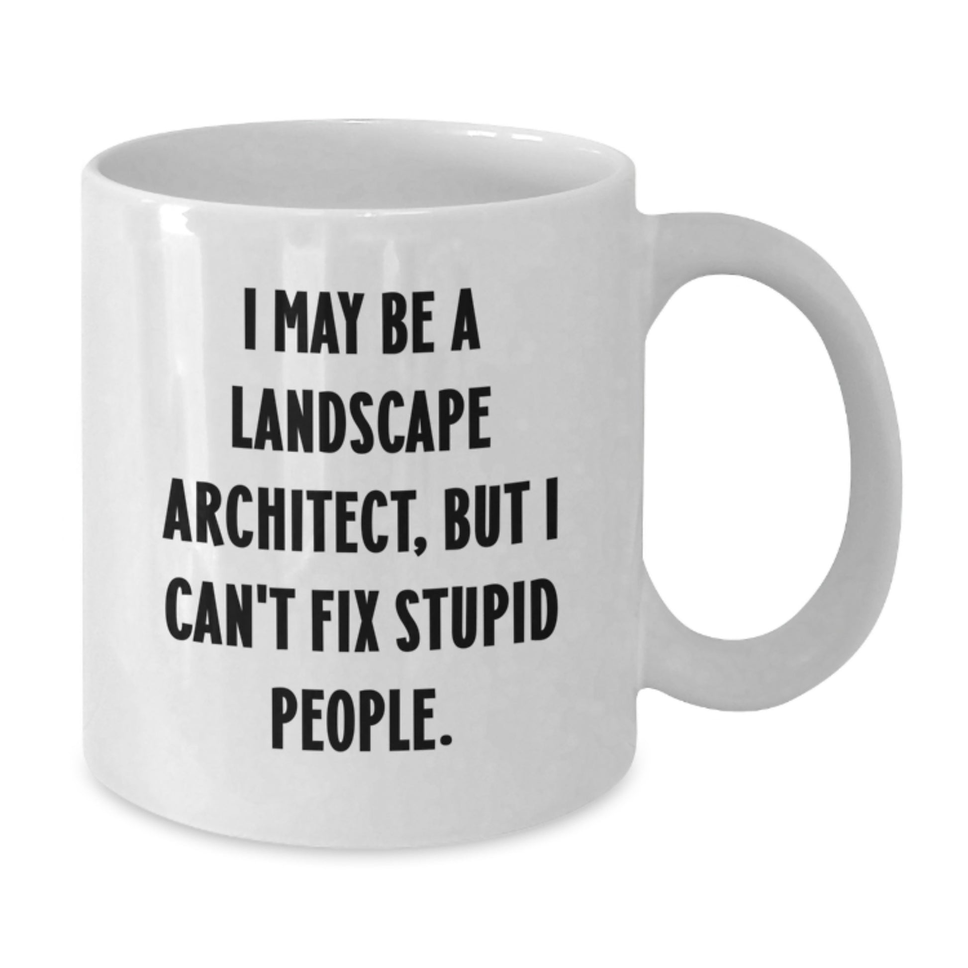 Funny Quote for Landscape Architect Gifts from Friends - White Coffee Mug for Landscape Architect Women - Additional