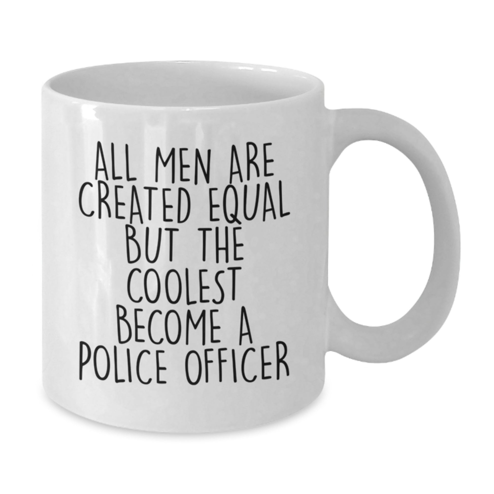 Police Officer Keepsake Mug for Him Birthday Gift White 11oz Ceramic - Additional